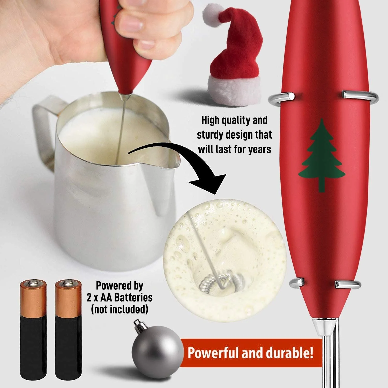 Milk Frother (Christmas Edition) - Image 4