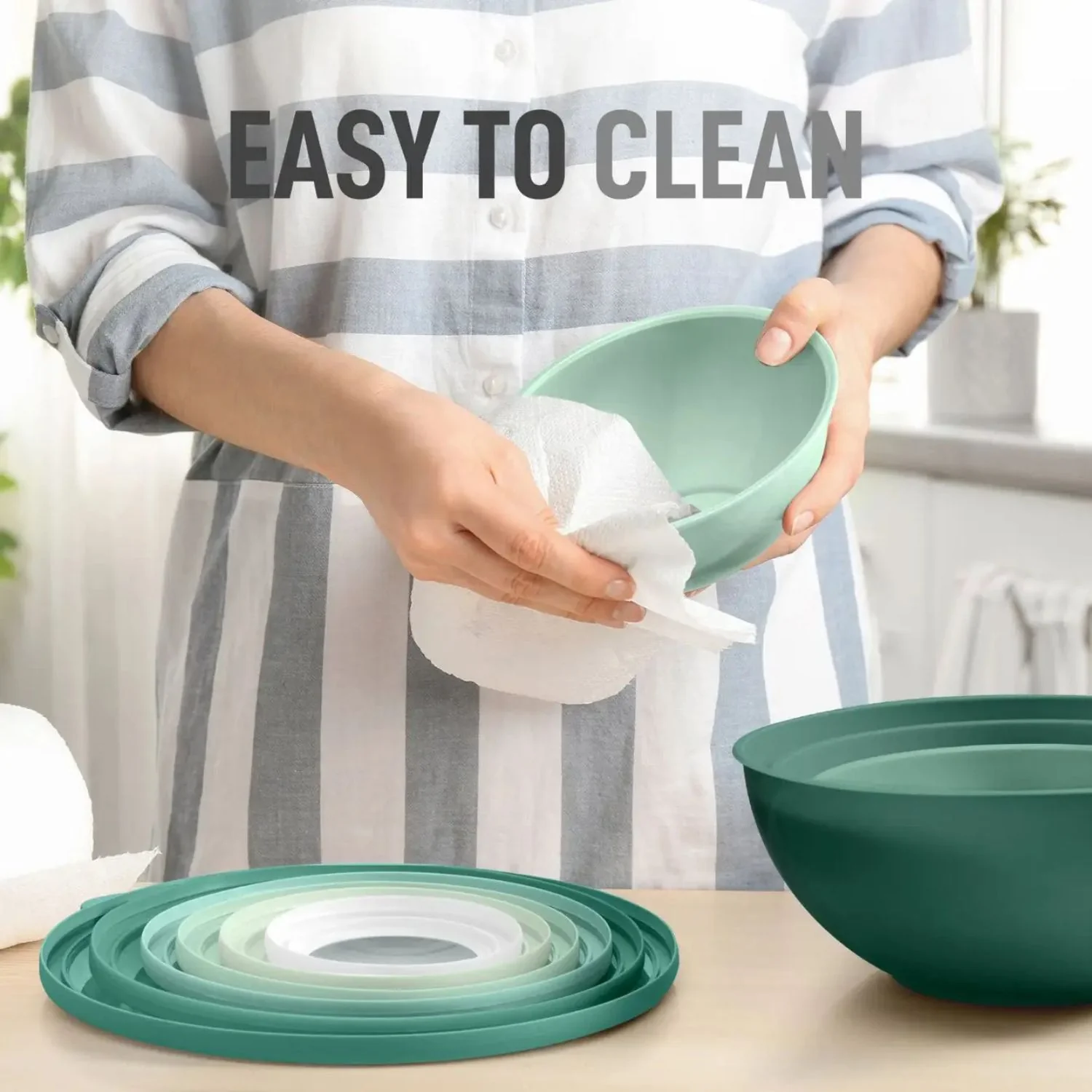 Mixing Bowls Set with Lids - Image 7