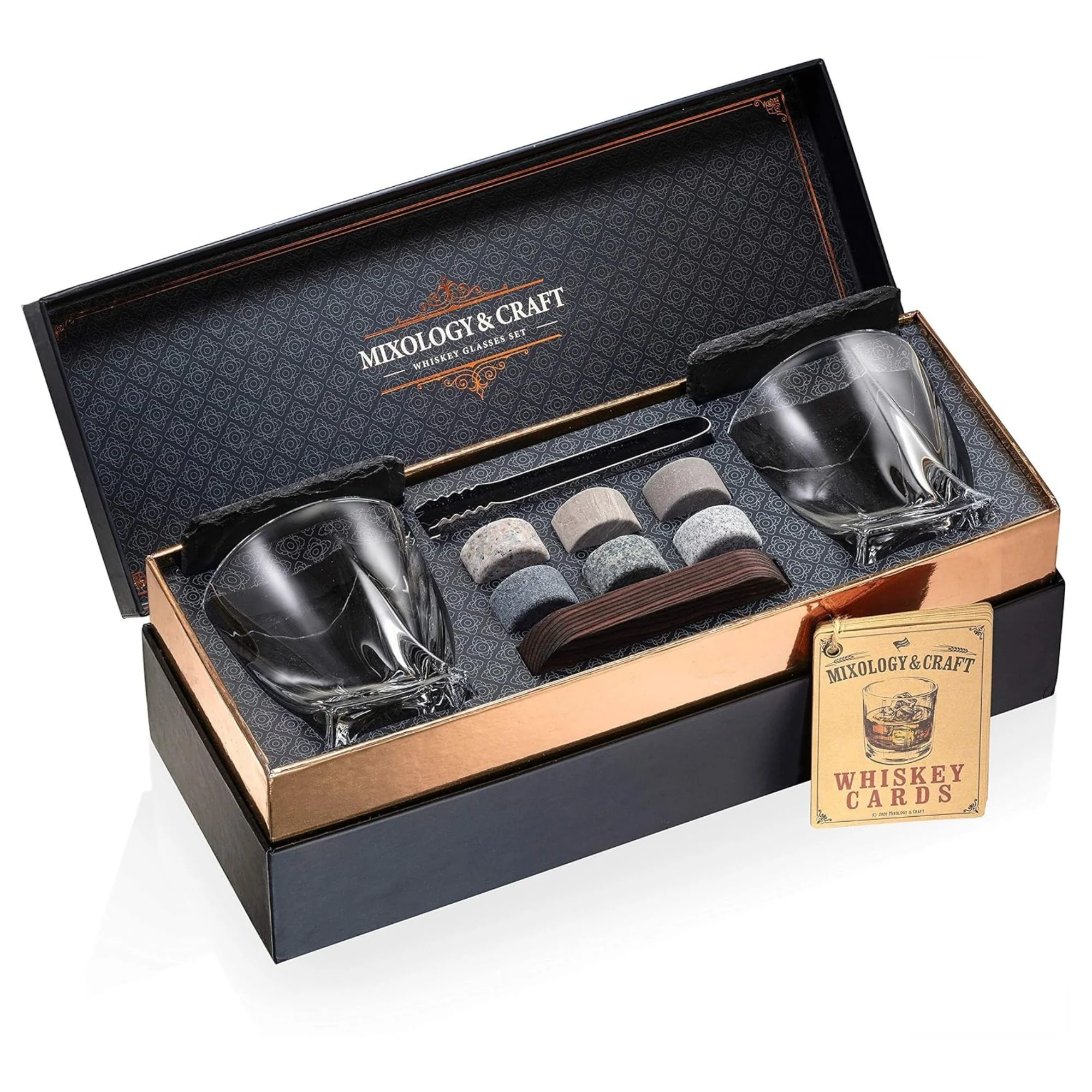 14-Piece Whiskey Glass & Stones Set - Image 3