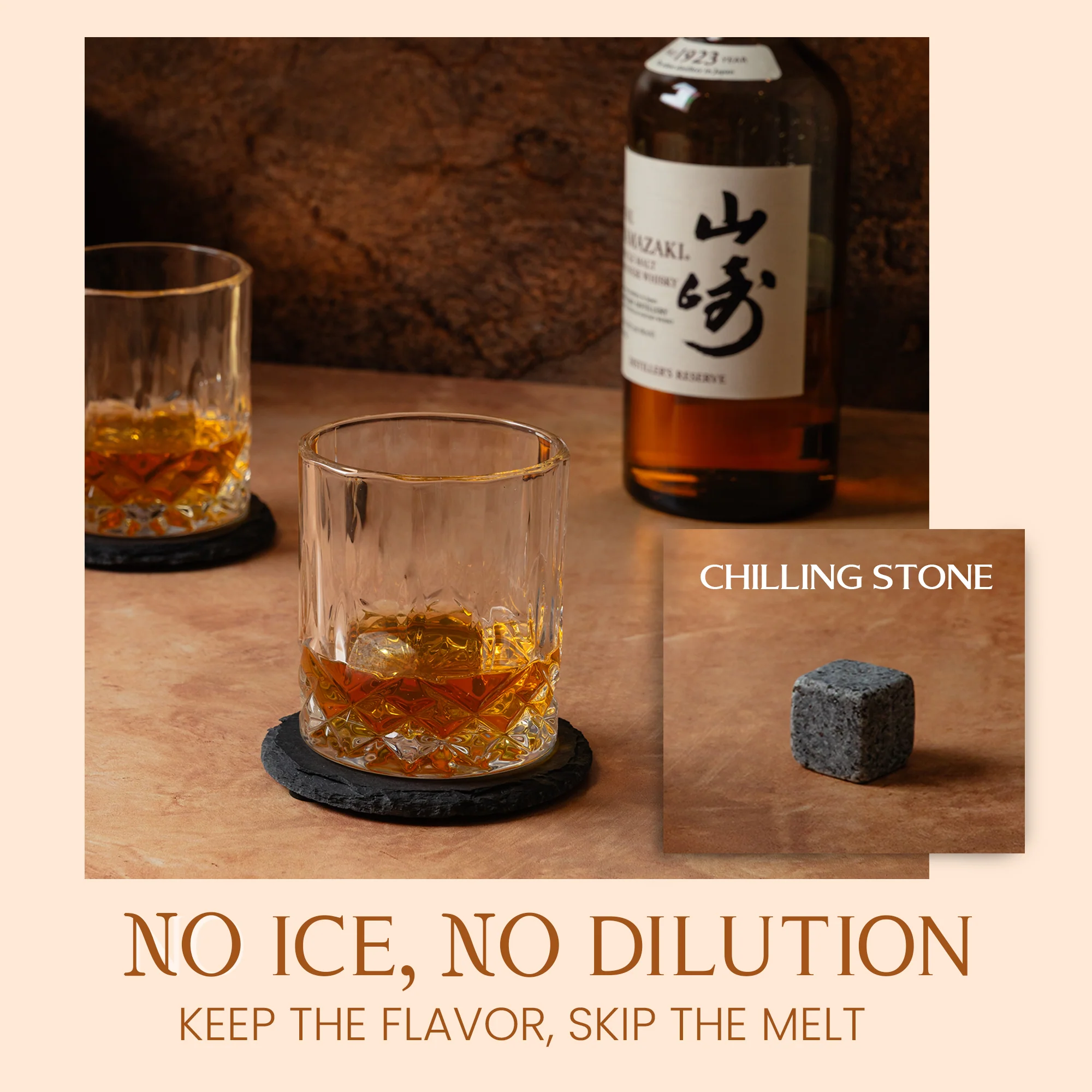 15-Piece Whiskey Glass & Stones Set - Image 8