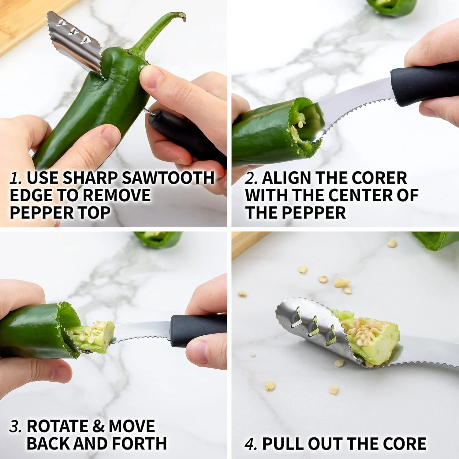 2-in-1 Jalapeno Corer - Image 2