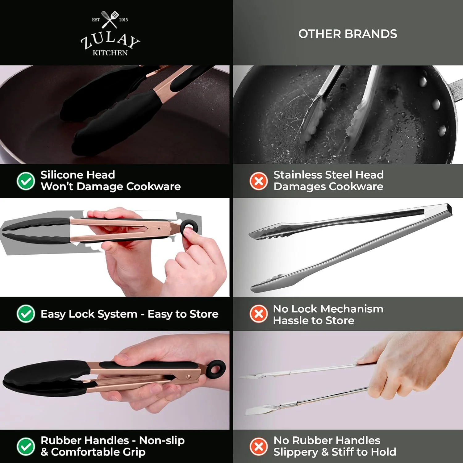 Cooking Tongs (9" & 12") - Image 9