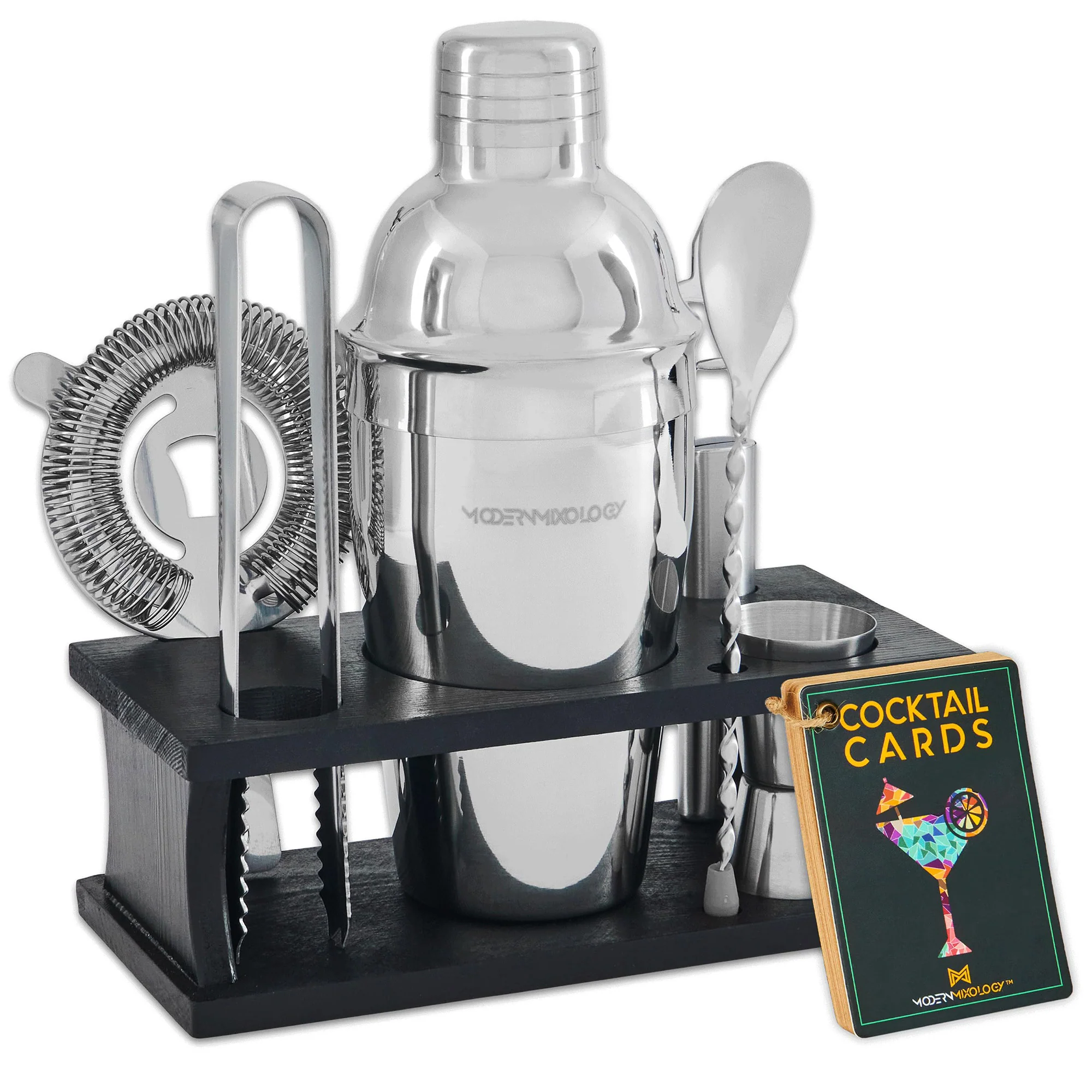 Bartender Kit with Wood Stand | 8-Piece - Image 10