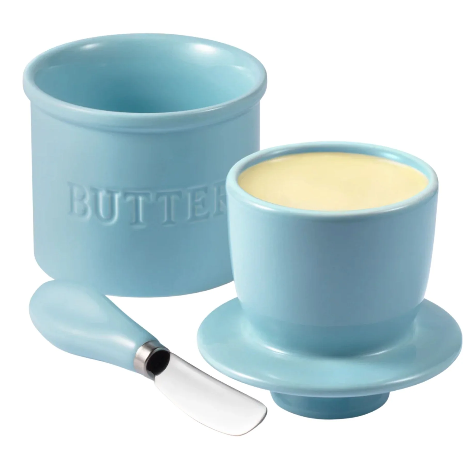 Ceramic Butter Crock Set - Image 11
