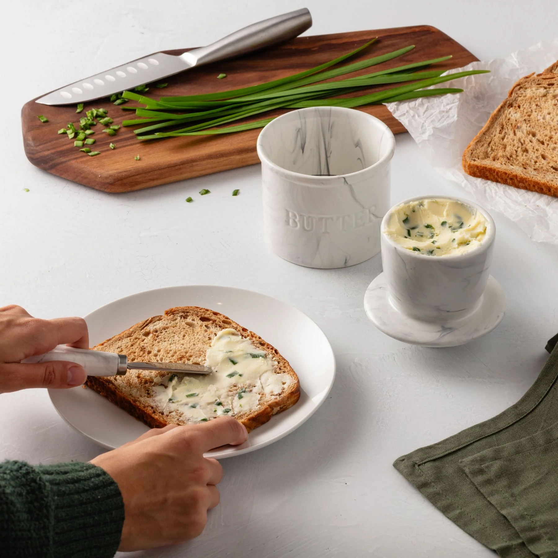 Ceramic Butter Crock Set - Image 4