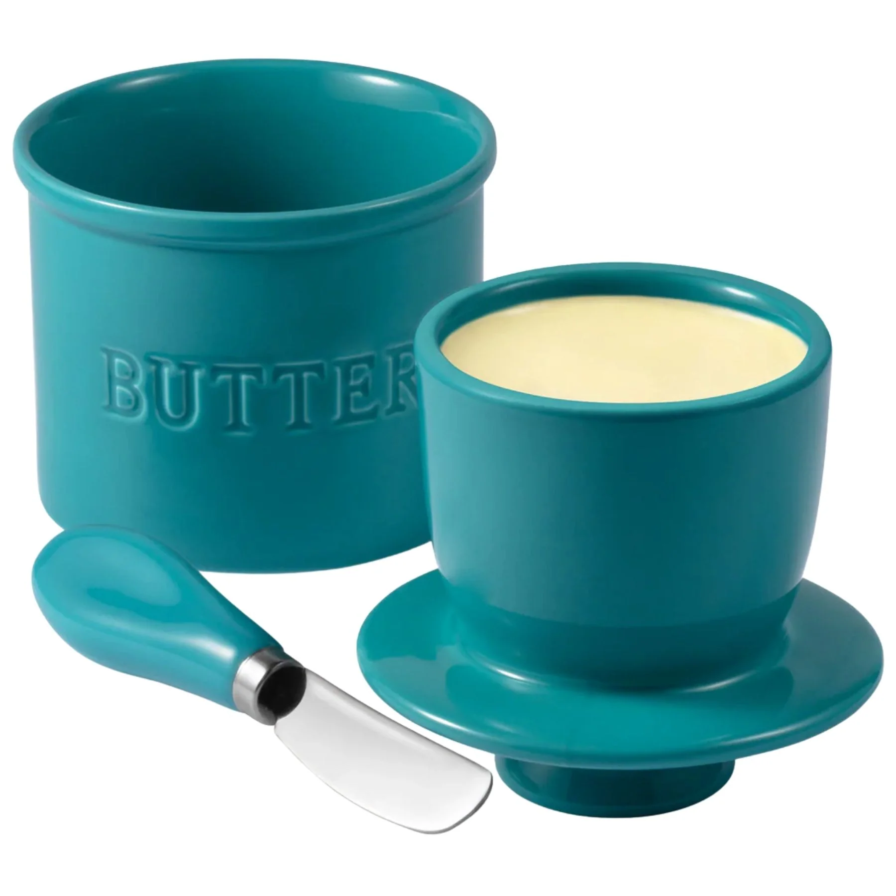 Ceramic Butter Crock Set - Image 9