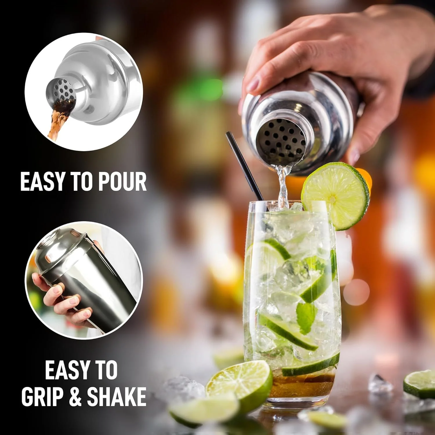 Zulay Cocktail Shaker - Image 3