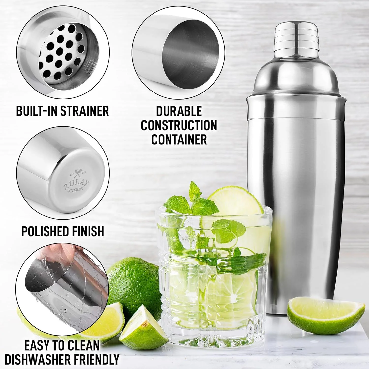 Zulay Cocktail Shaker - Image 5