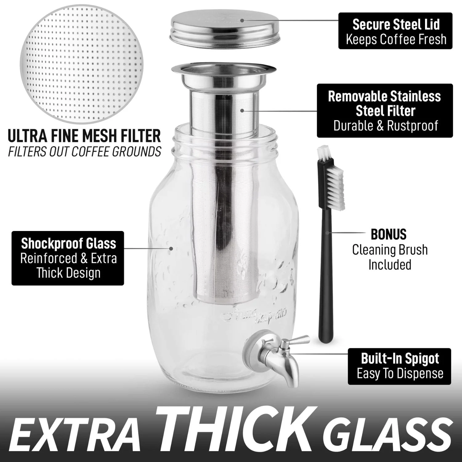 Premium Cold Brew Coffee Maker - Image 6