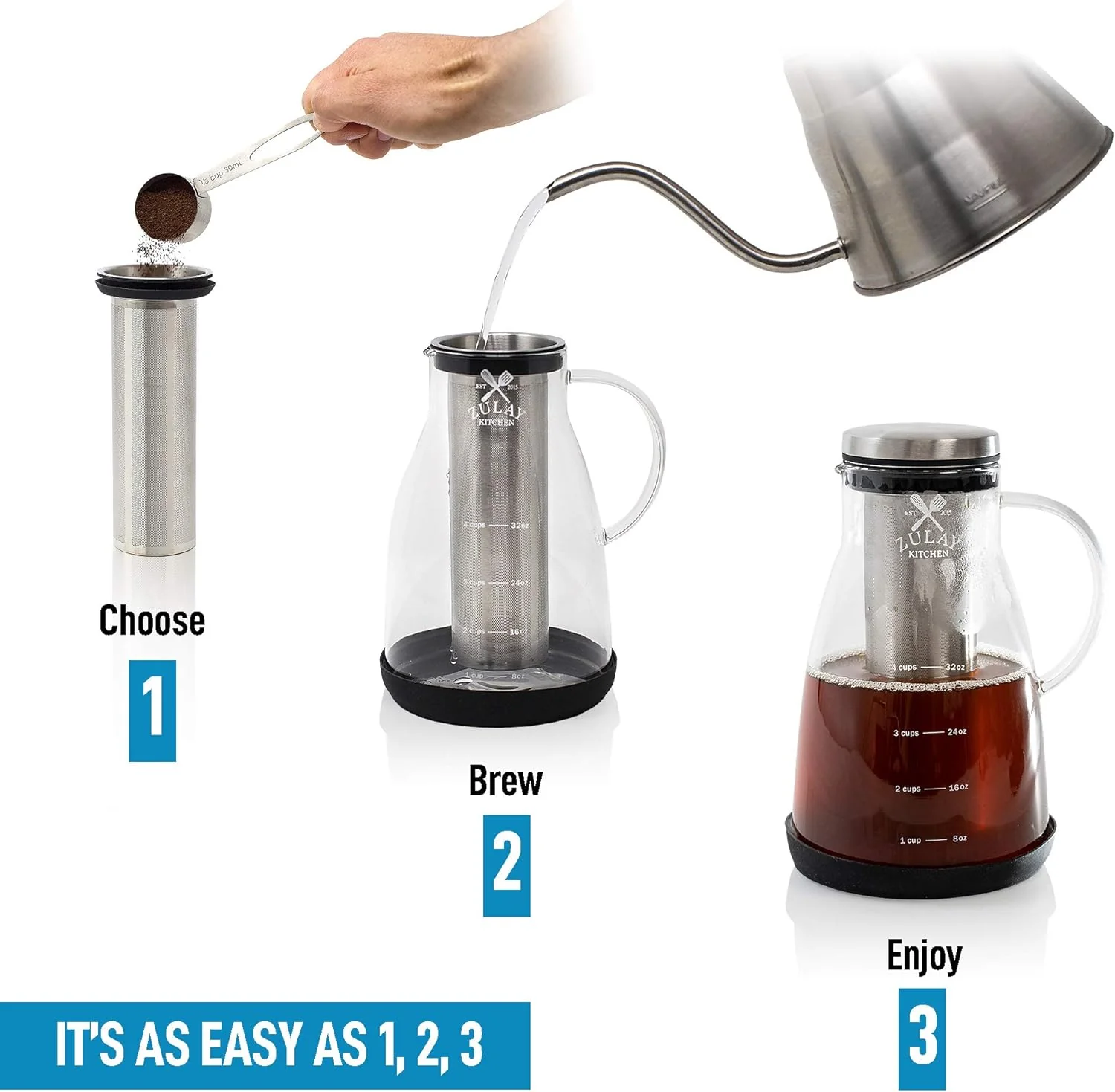 Airtight Cold Brew Coffee Maker - Image 4