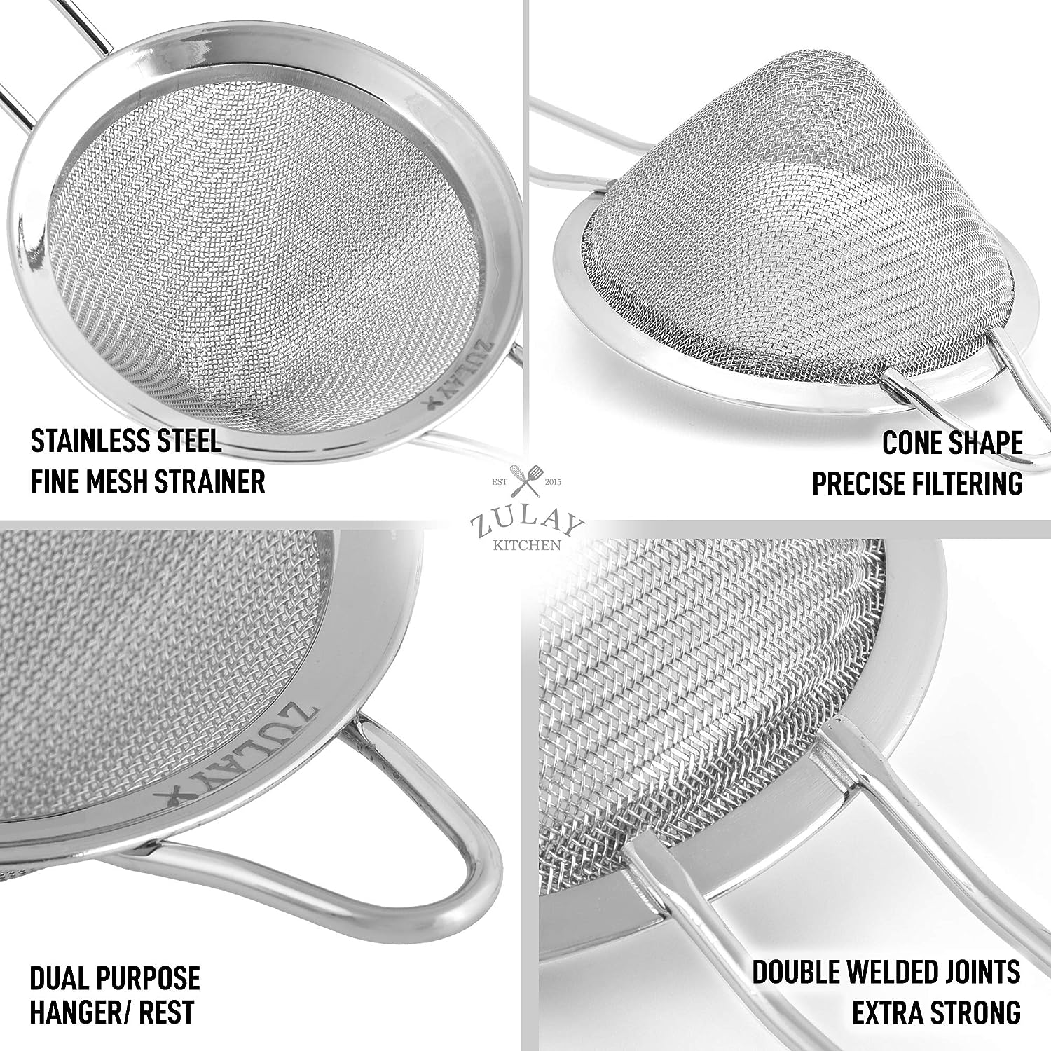 Cone Shaped Cocktail Strainer - Image 4