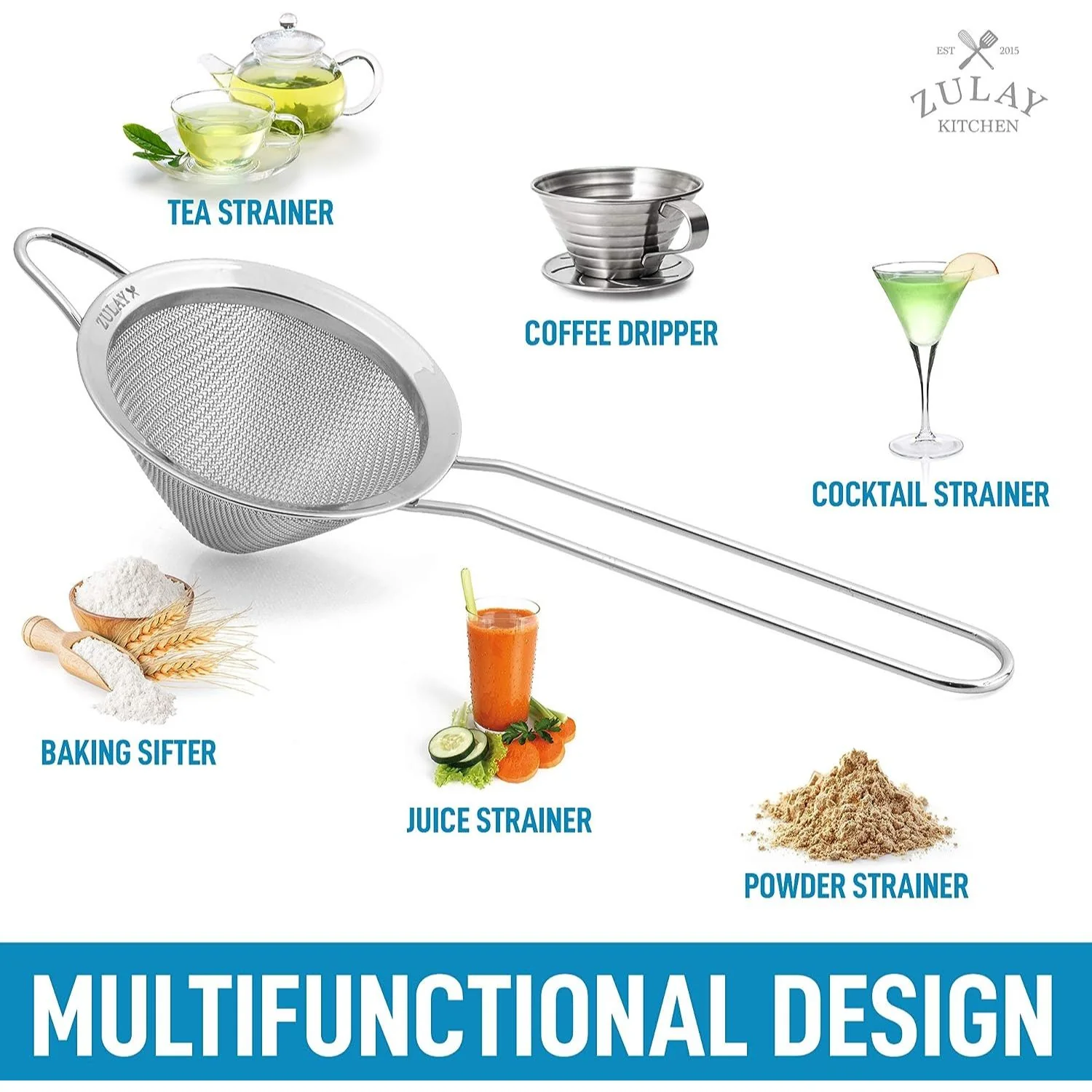 Cone Shaped Cocktail Strainer - Image 6