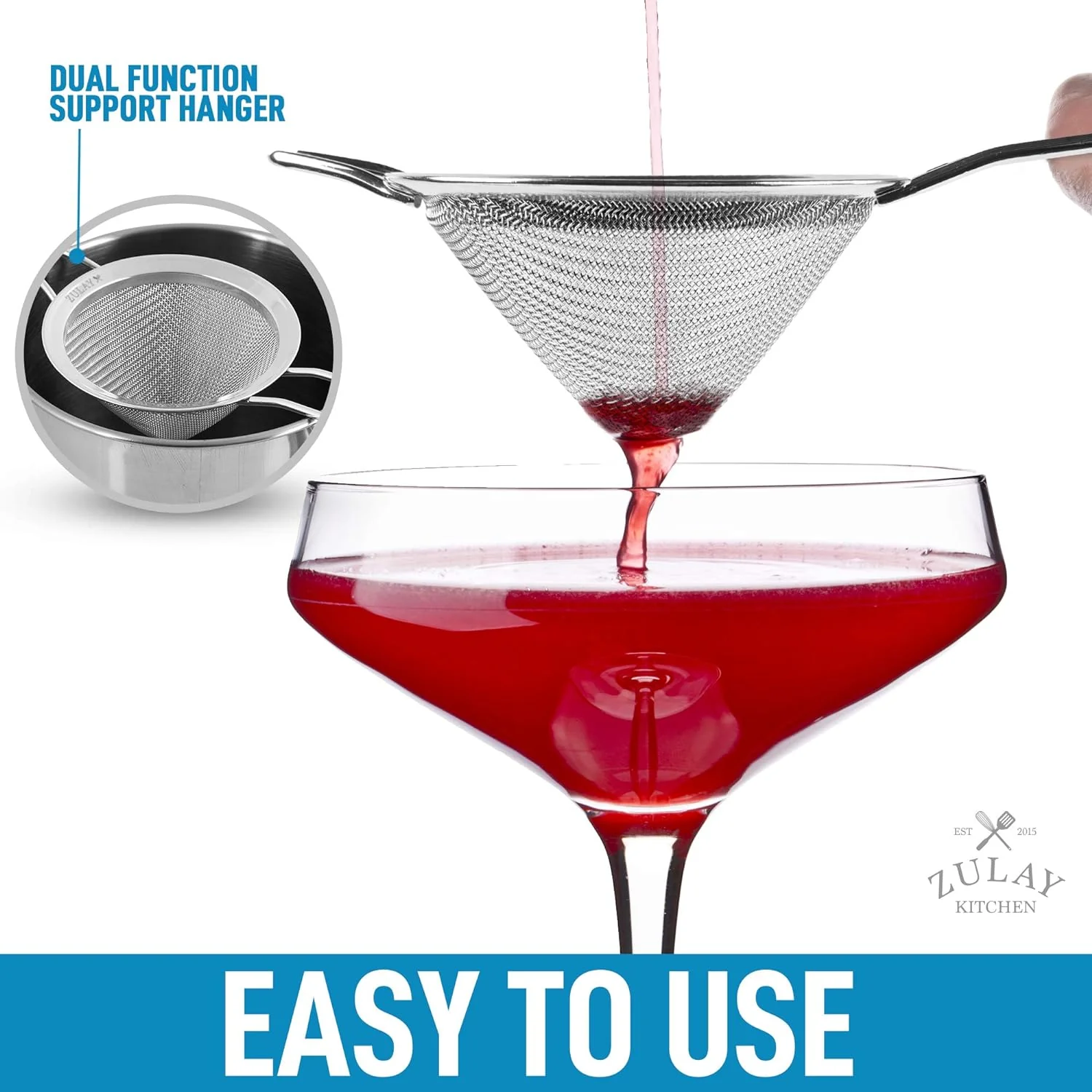 Cone Shaped Cocktail Strainer - Image 7
