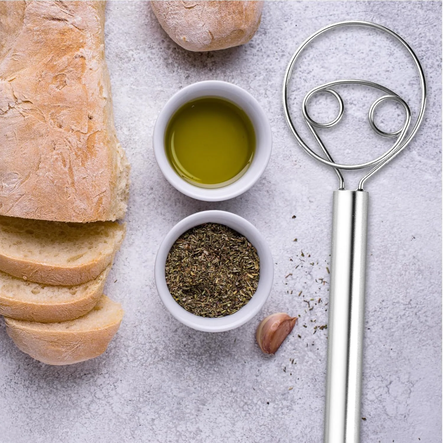 Danish Dough Whisk Stainless Steel - Image 4