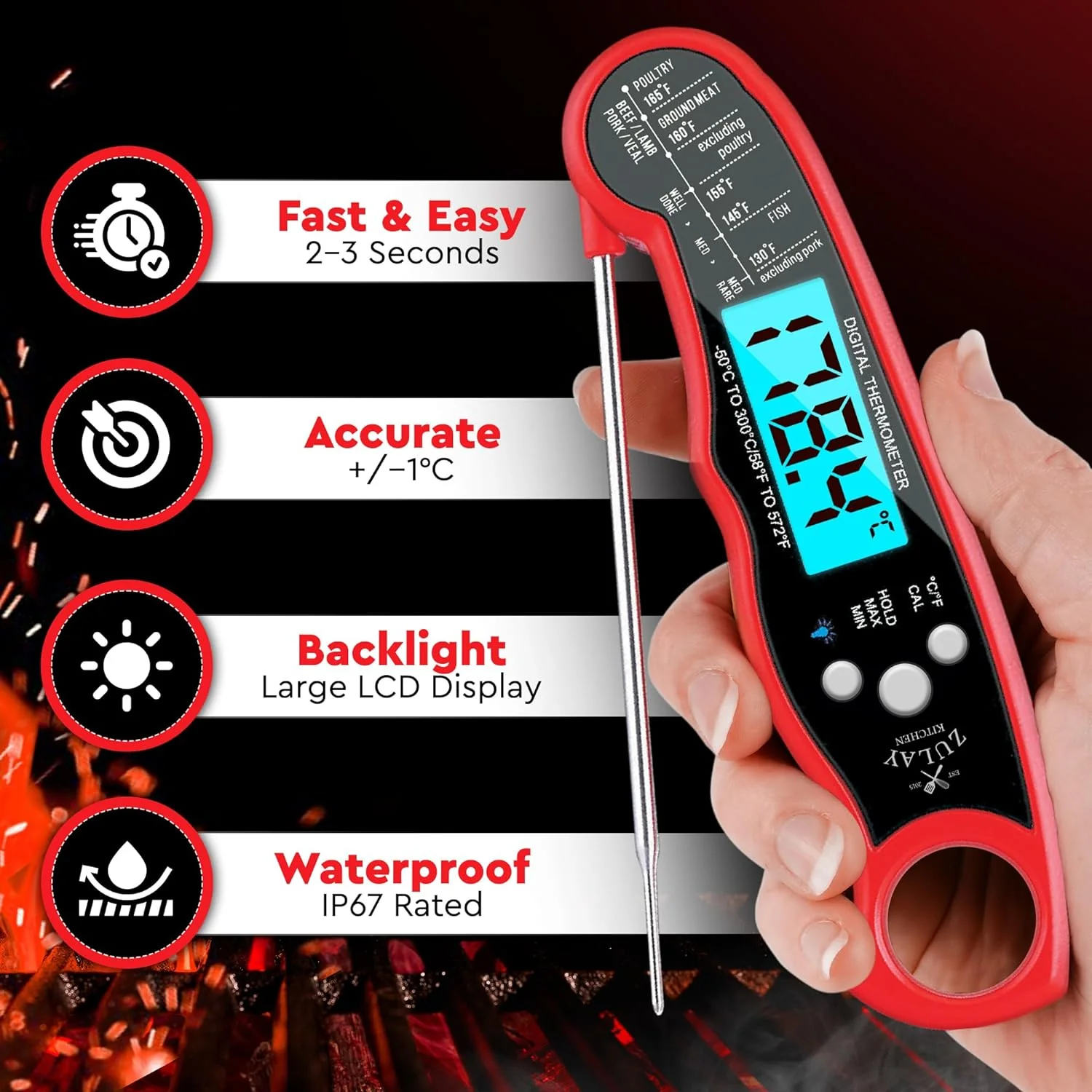 Digital Food Thermometer - Image 3