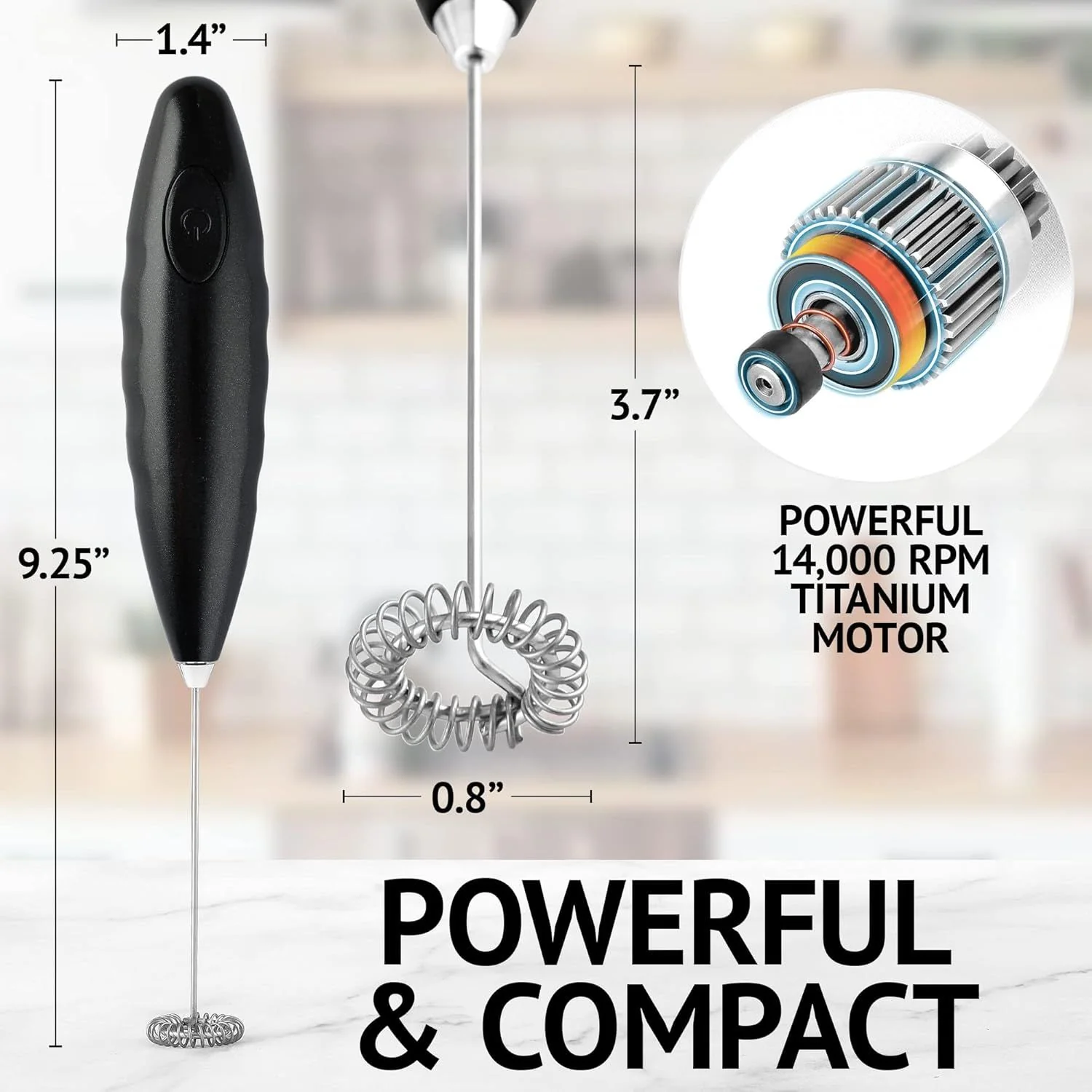 Double Grip Handheld Milk Frother - Image 4