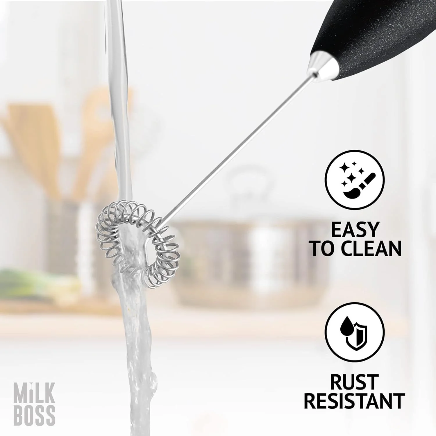 Double Grip Handheld Milk Frother - Image 5