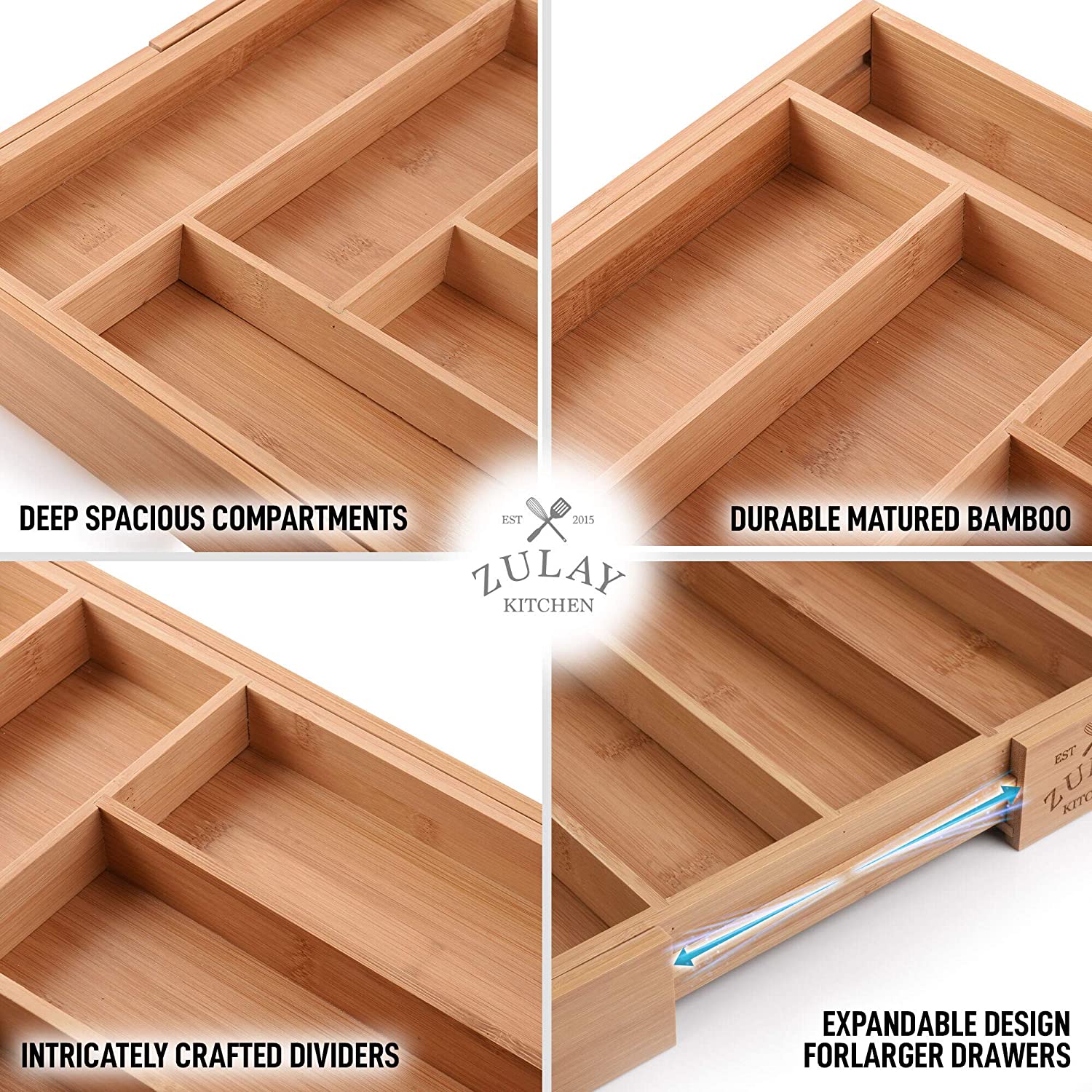 Expandable Kitchen Drawer Organizer - Image 4