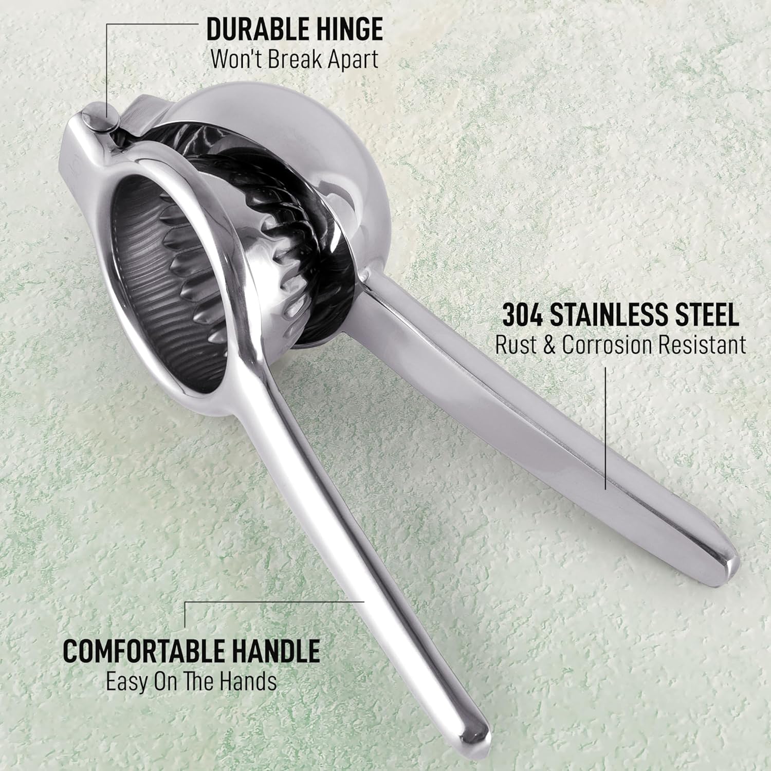 Extra Large Stainless Steel Lemon Squeezer - Image 4
