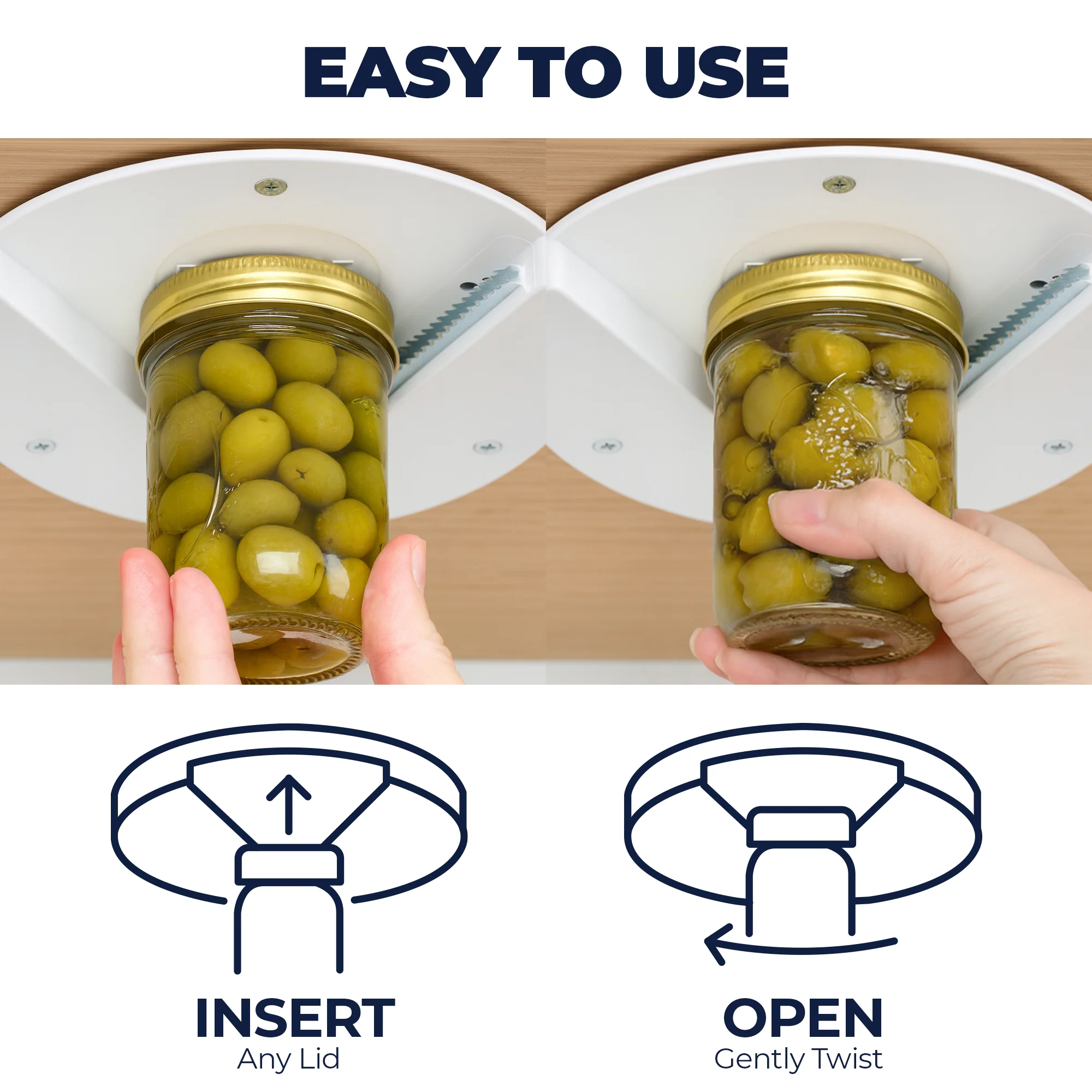EZ Off Under Cabinet Jar Opener - Image 4