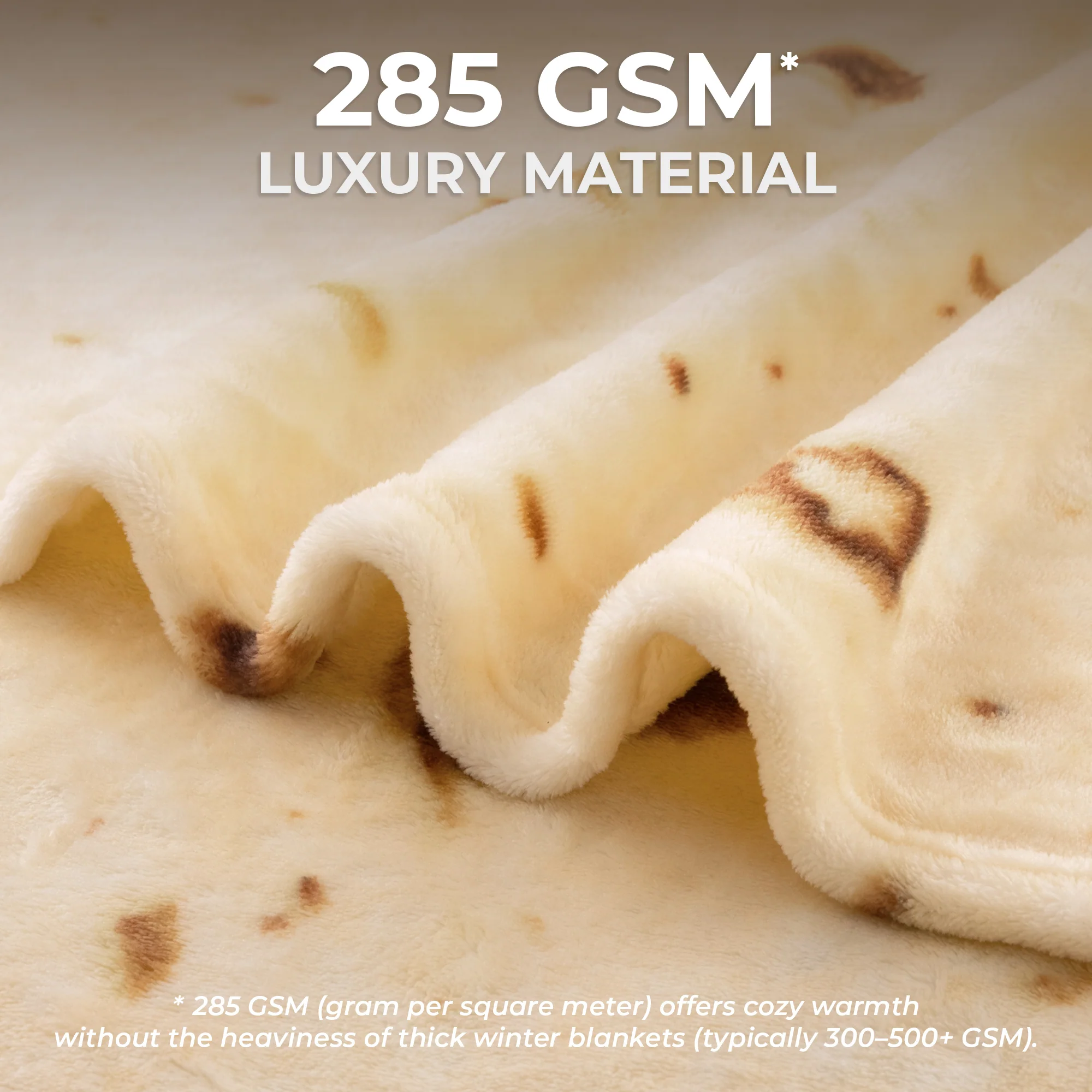 Tortilla Blanket - 71in with Drawstring Bag - Image 3