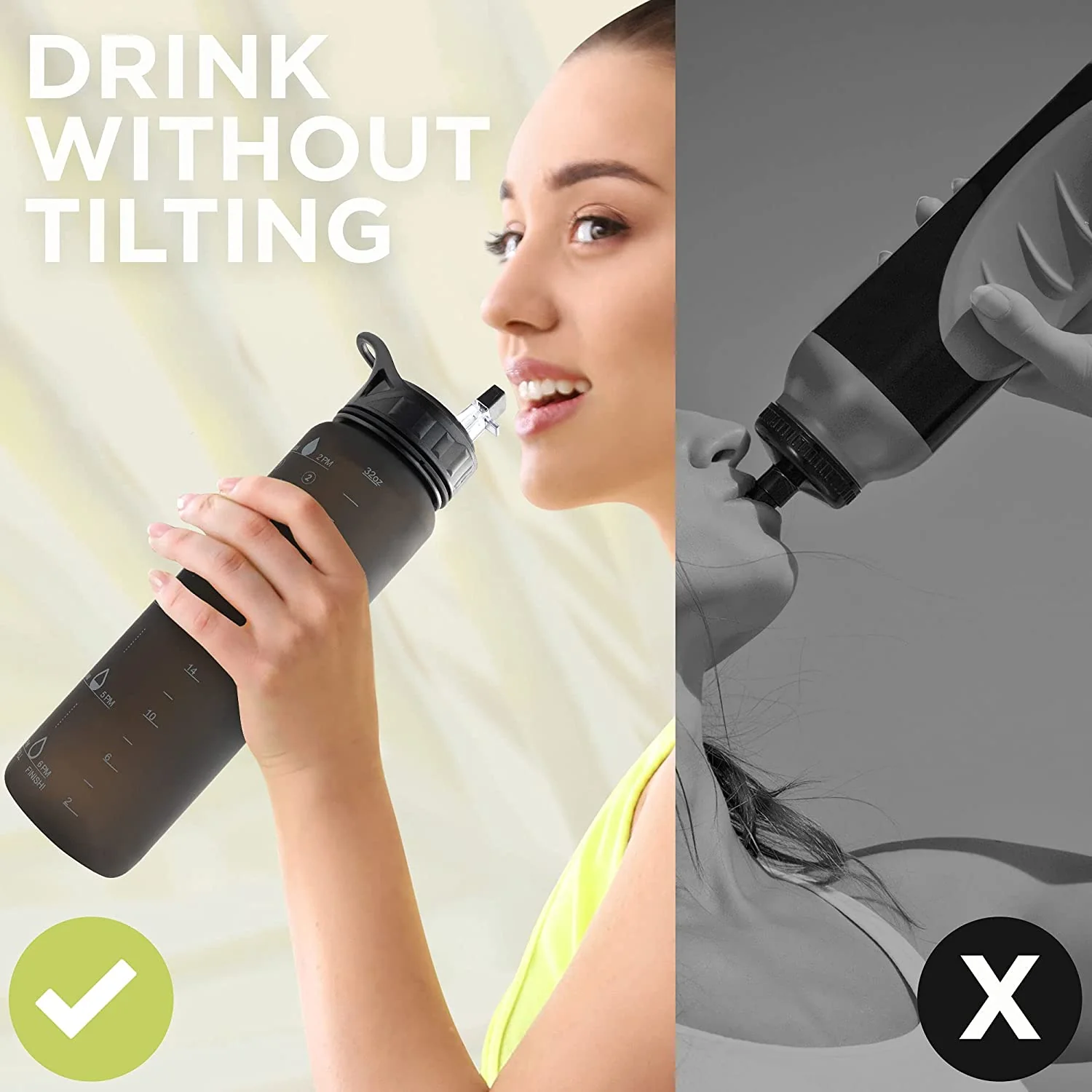 Water Bottle With Time Marker - Image 6