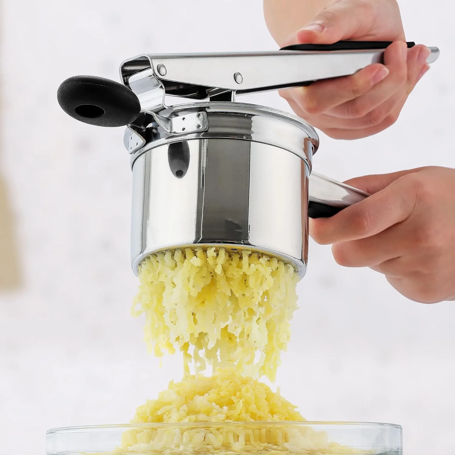 Stainless Steel Potato Ricer - Image 8