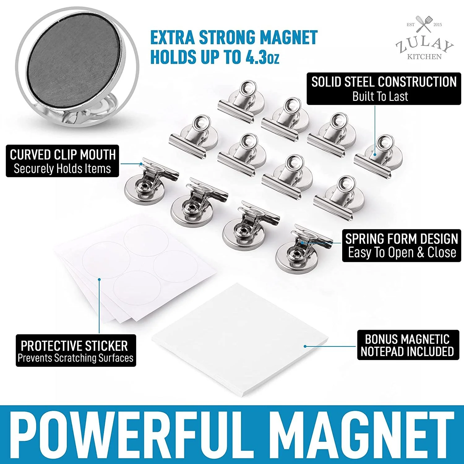 Magnetic Clips Set (12-Pack) - Image 2
