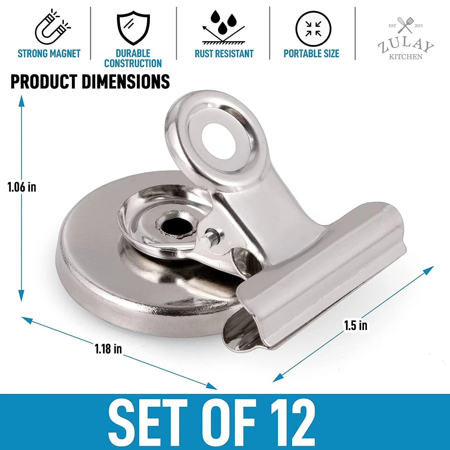 Magnetic Clips Set (12-Pack) - Image 3