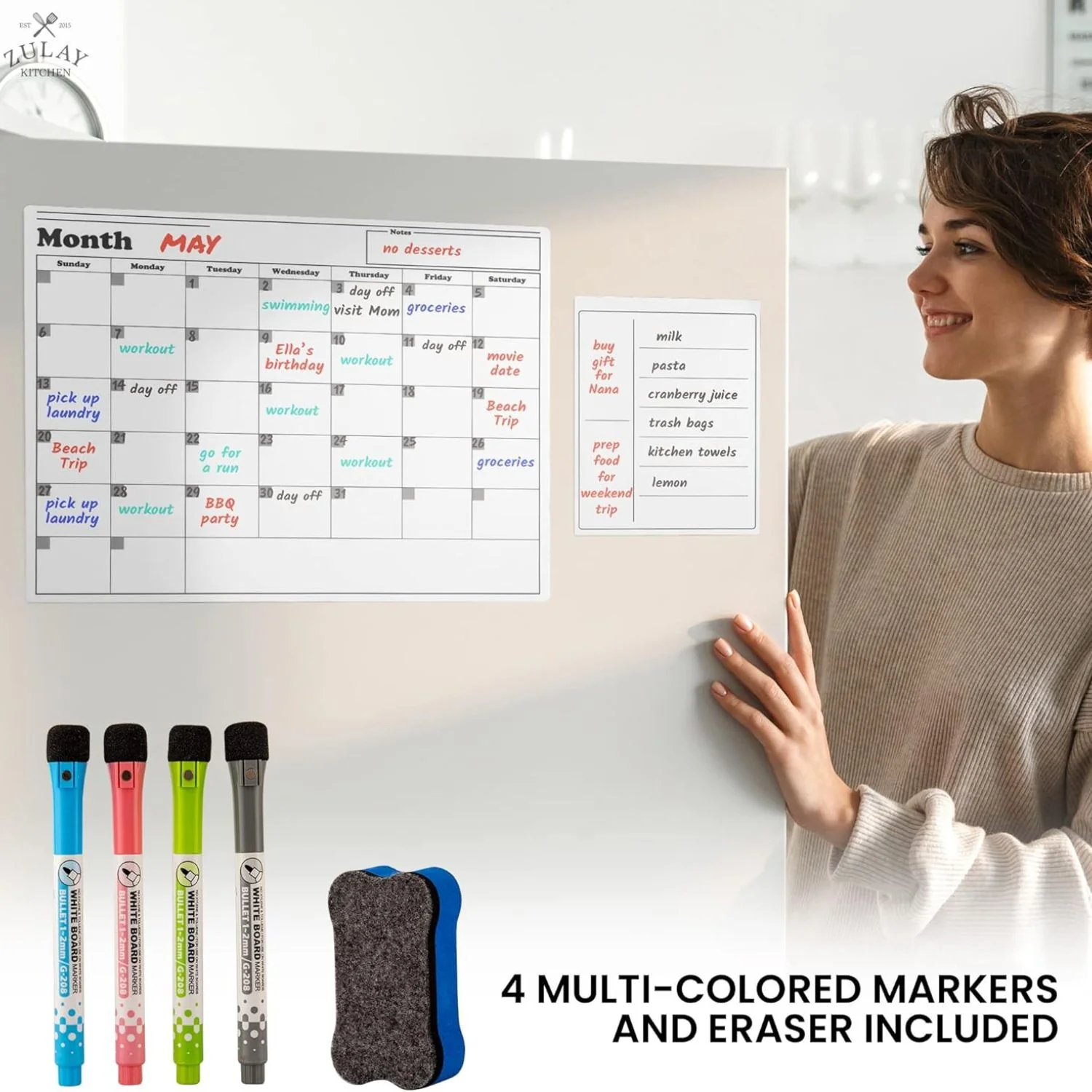 Magnetic Calendar Whiteboard Kit - Image 6