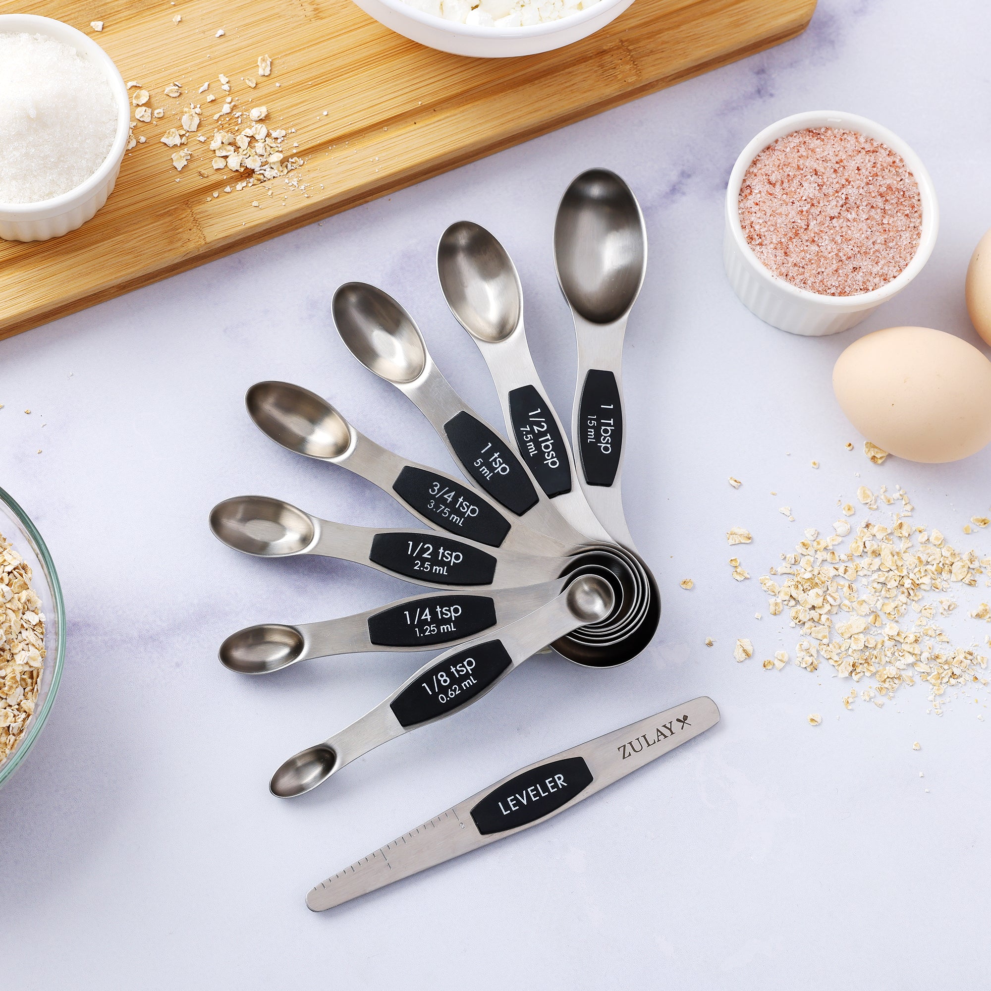 Magnetic Measuring Spoons Set - Image 2