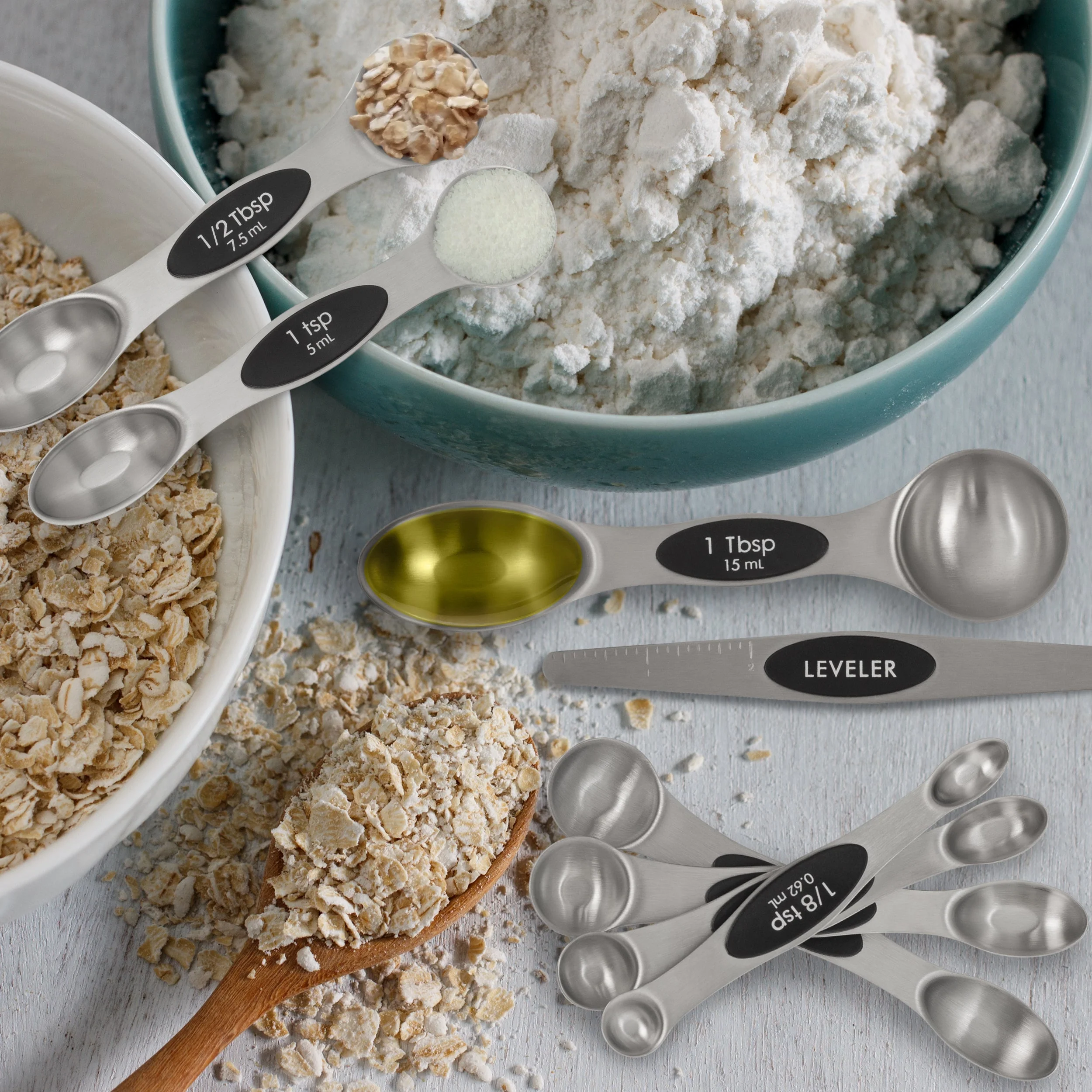 Magnetic Measuring Spoons Set - Image 4
