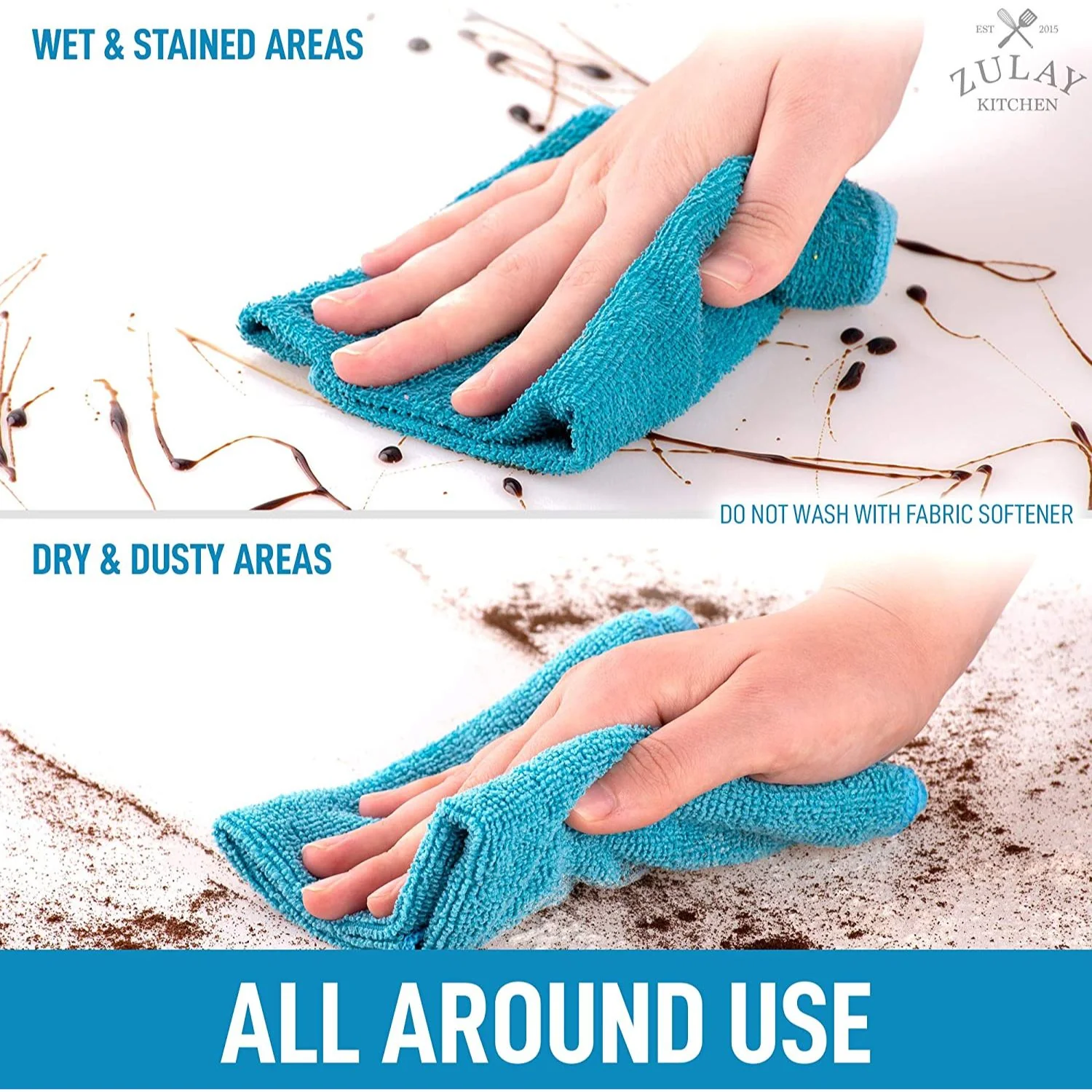 Microfiber Cleaning Cloths - 12 Pack - Image 5