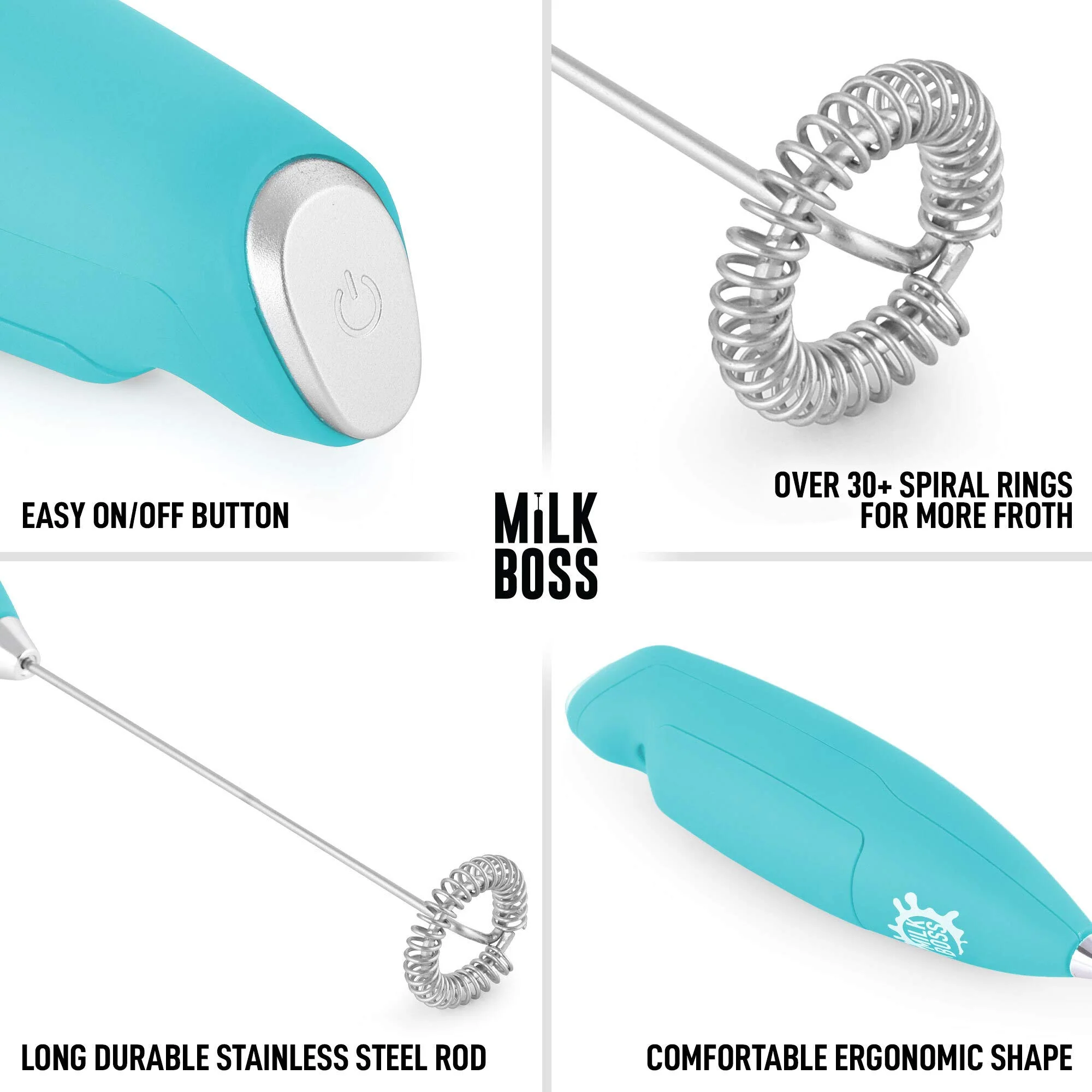 Milk Boss Milk Frother with Stand - Image 5