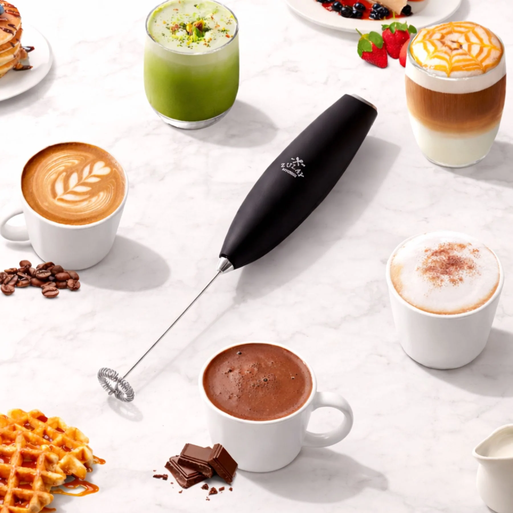 Zulay Milk Frother Without Stand - Image 4