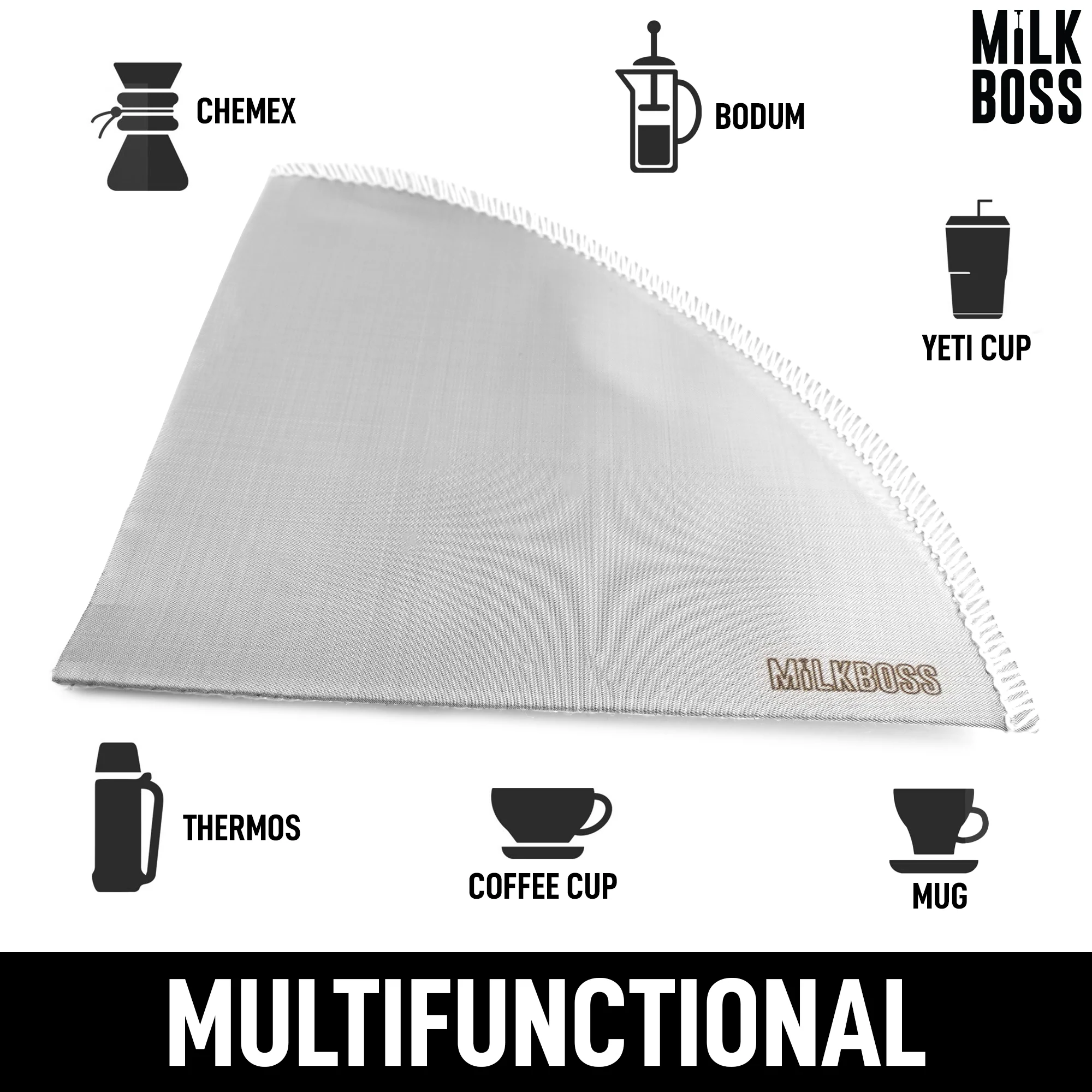 Milk Boss Pour Over Coffee Filter - Image 5