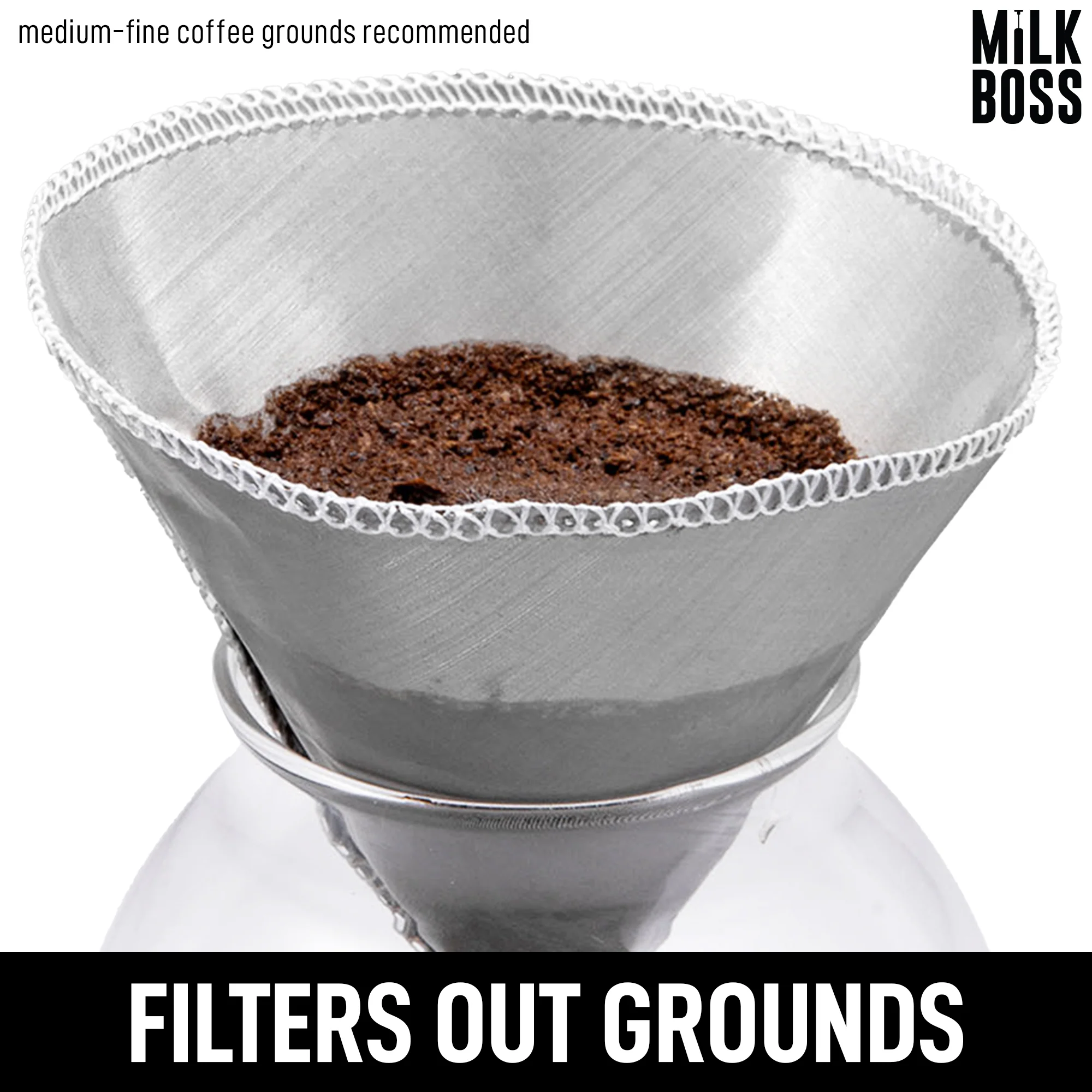 Milk Boss Pour Over Coffee Filter - Image 6