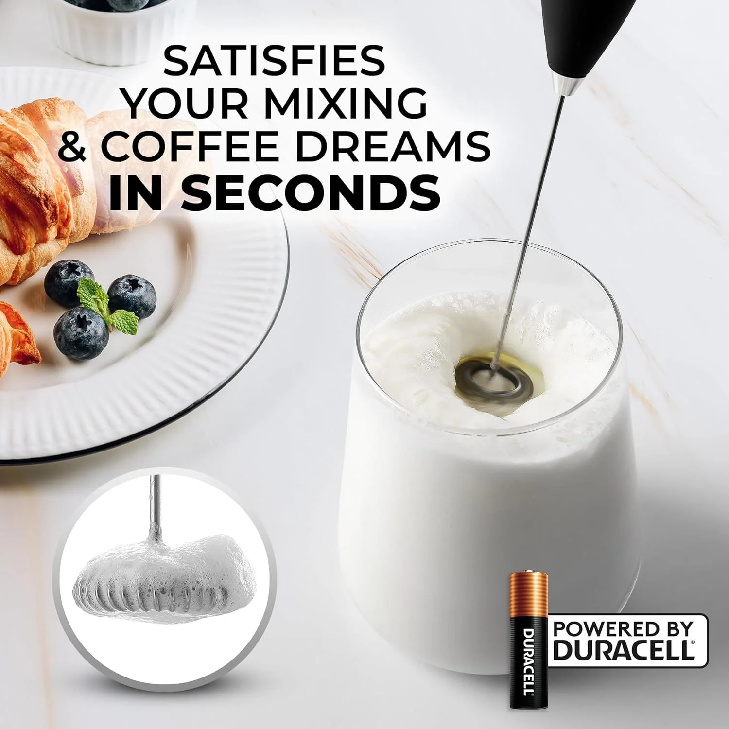Duracell Powered Milk Frother - Image 3
