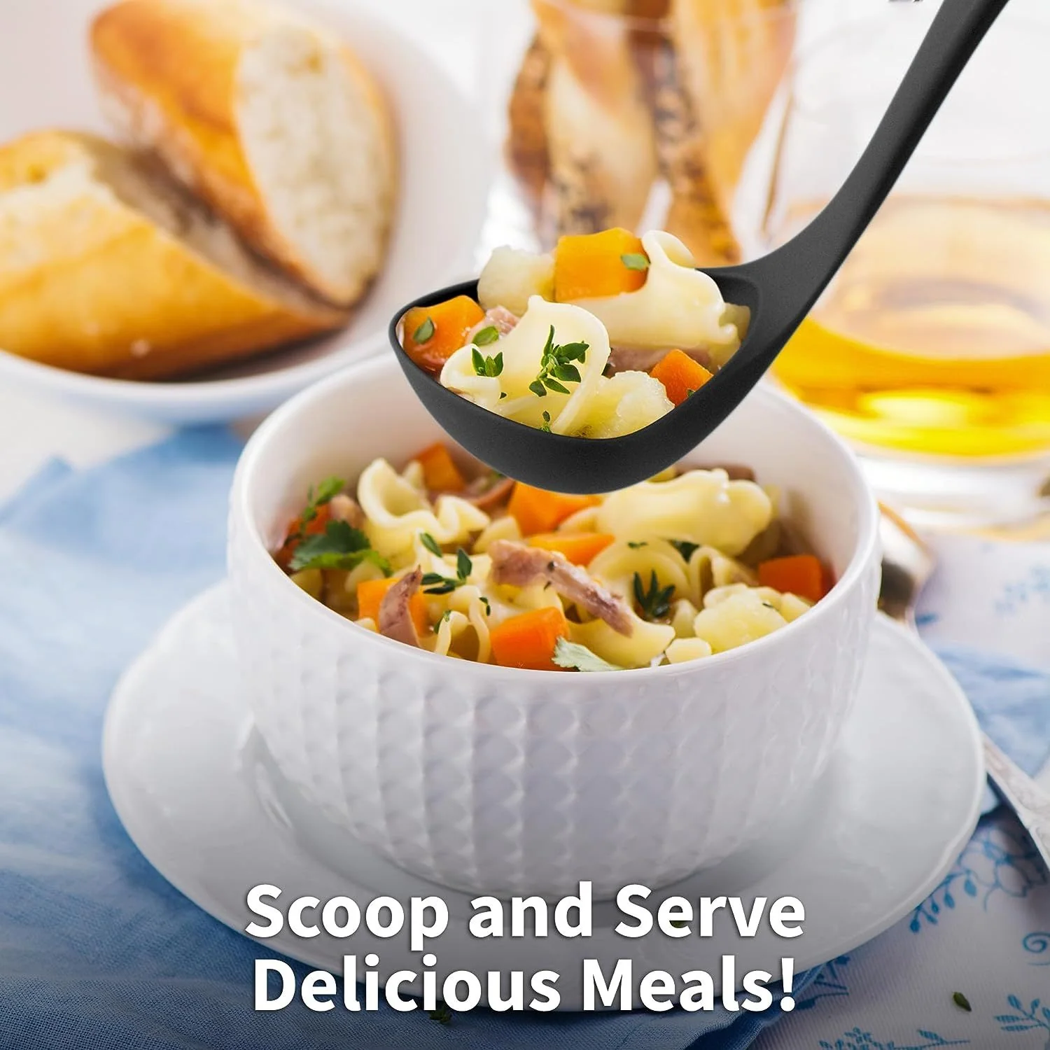 Nylon Soup Ladle Spoon - Image 5