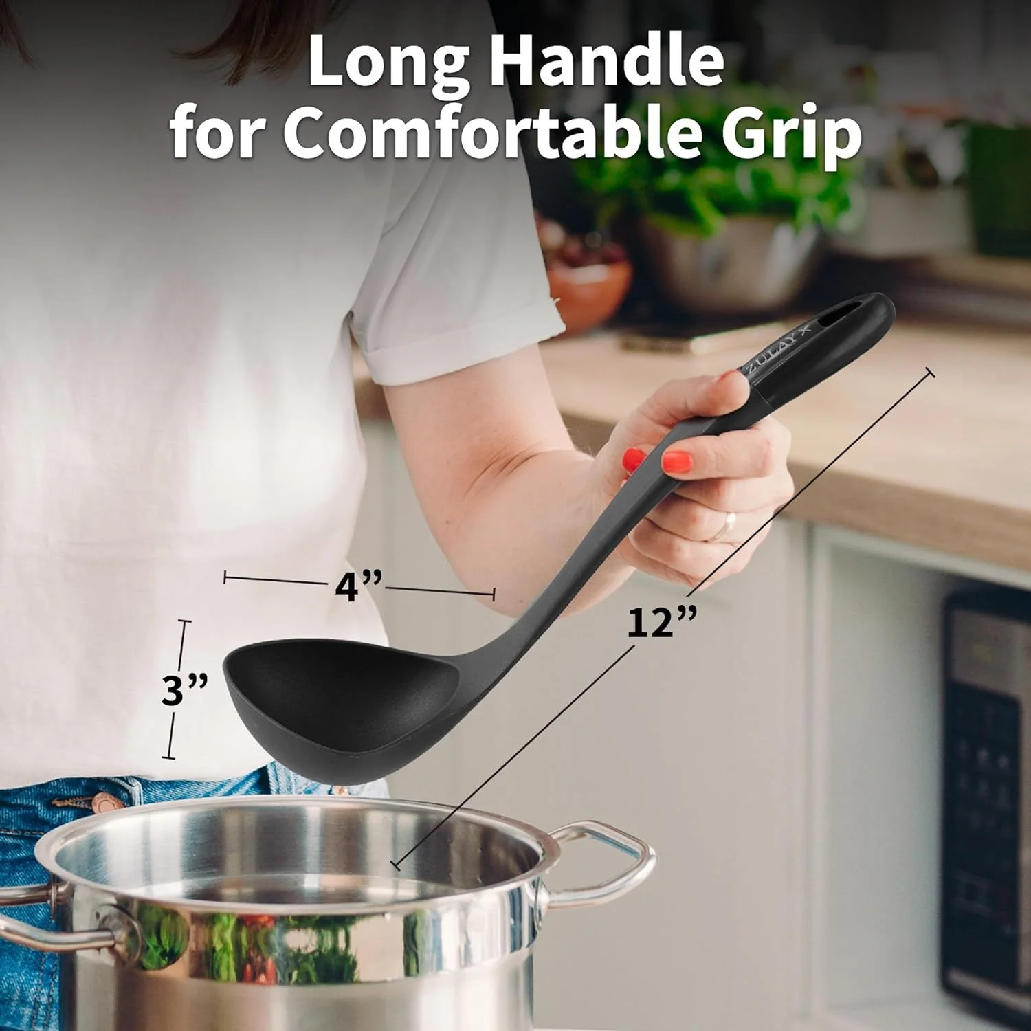 Nylon Soup Ladle Spoon - Image 7