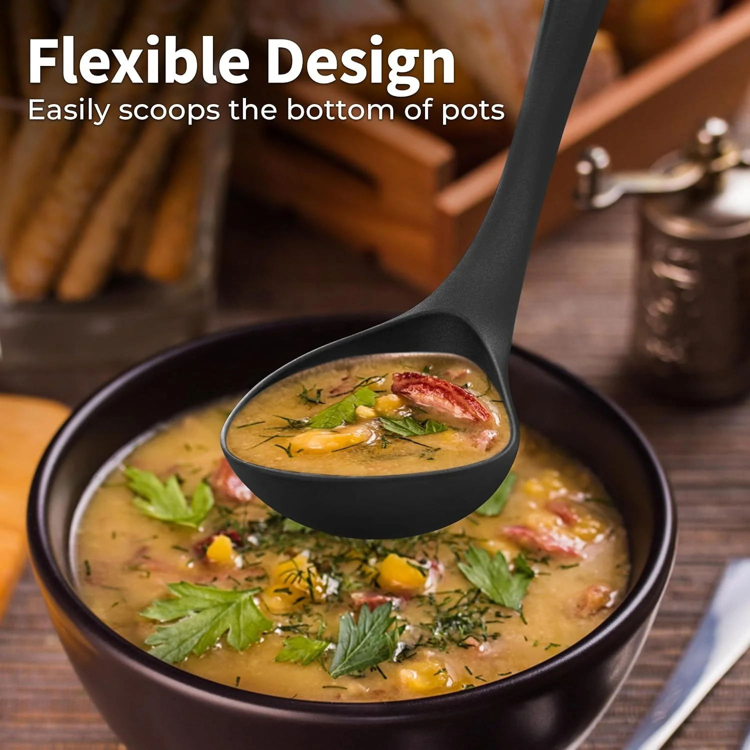 Nylon Soup Ladle Spoon - Image 8