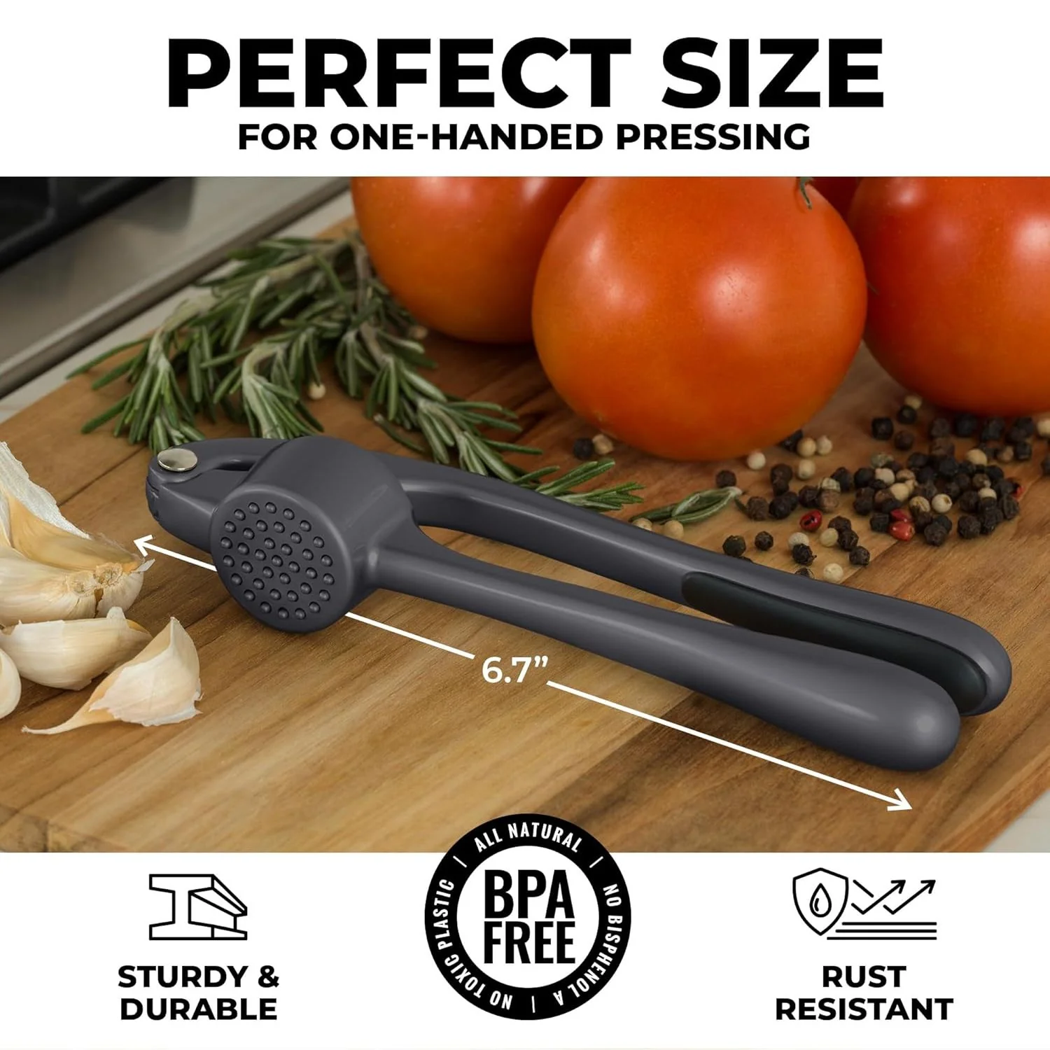 Premium Garlic Press - Image 2