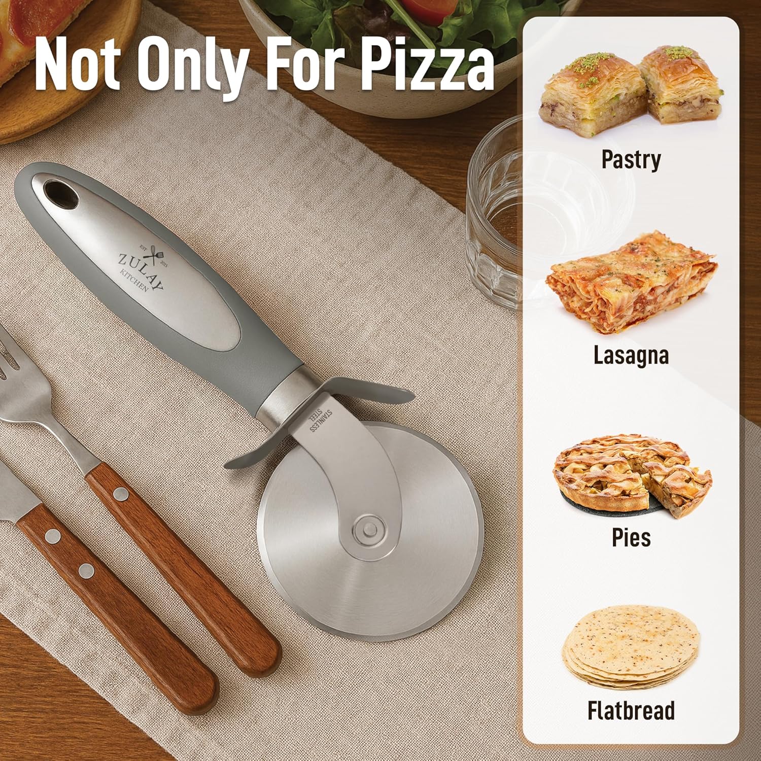 Pizza Slicer With Non-Slip Handle - Image 6