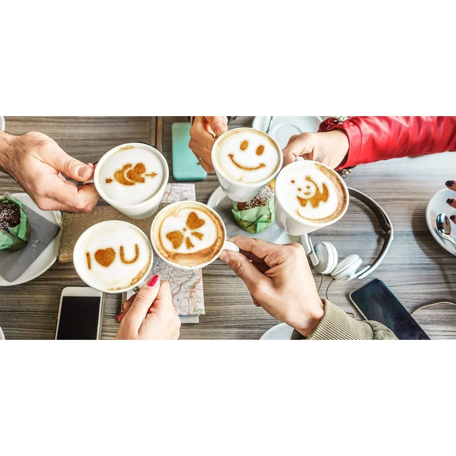Latte Art Stencils – 16 Pack - Image 7
