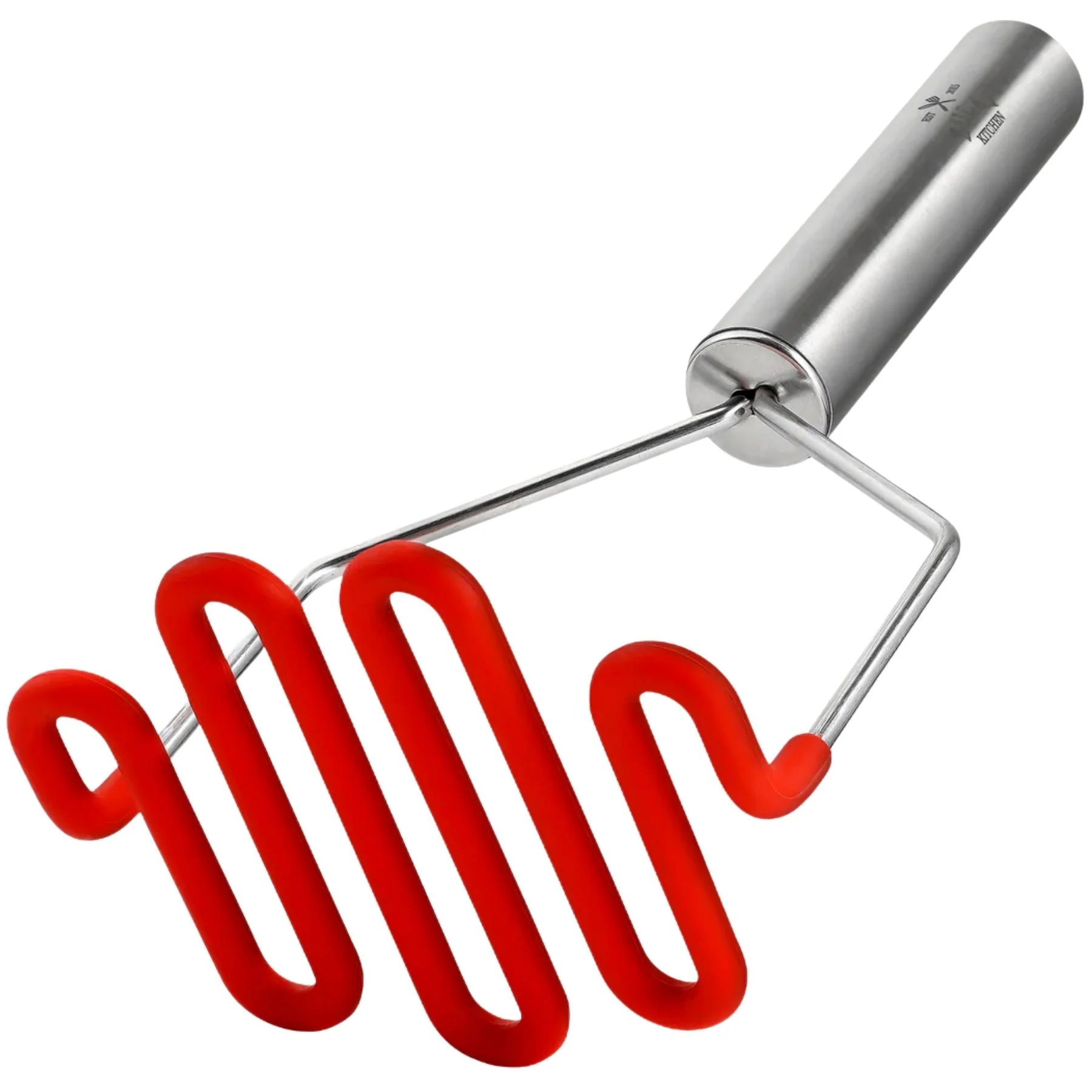 Silicone-Coated Potato Masher - Image 12