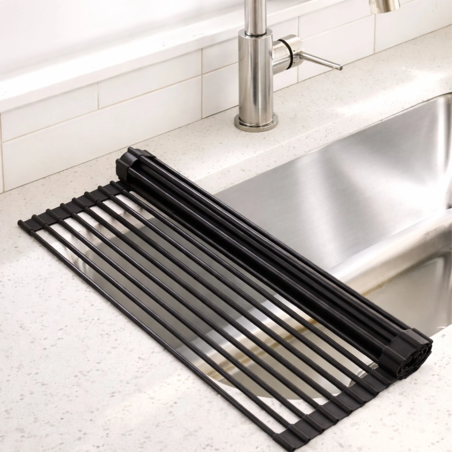 Roll-Up Sink Drying Rack - Image 3