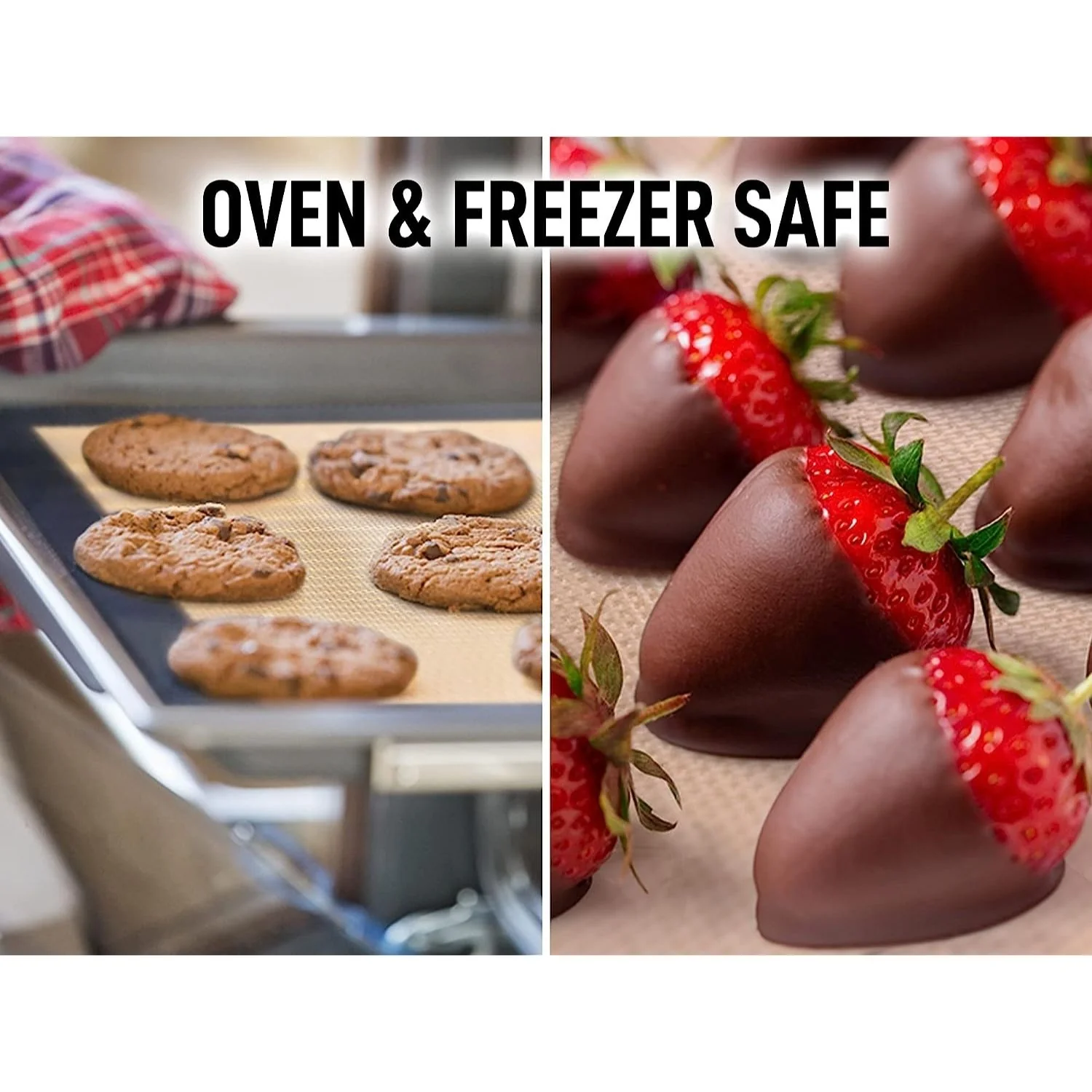 Silicone Baking Mat Sheets (2 Packs) - Image 4
