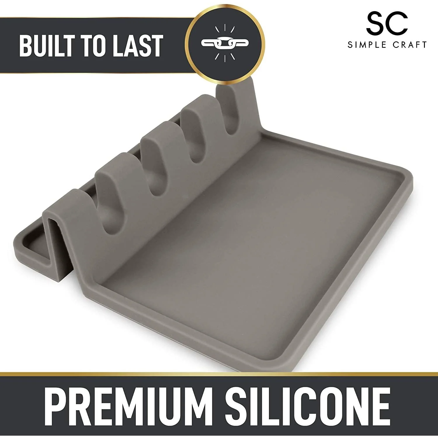 Simple Craft Silicone Spoon Rest - Image 3