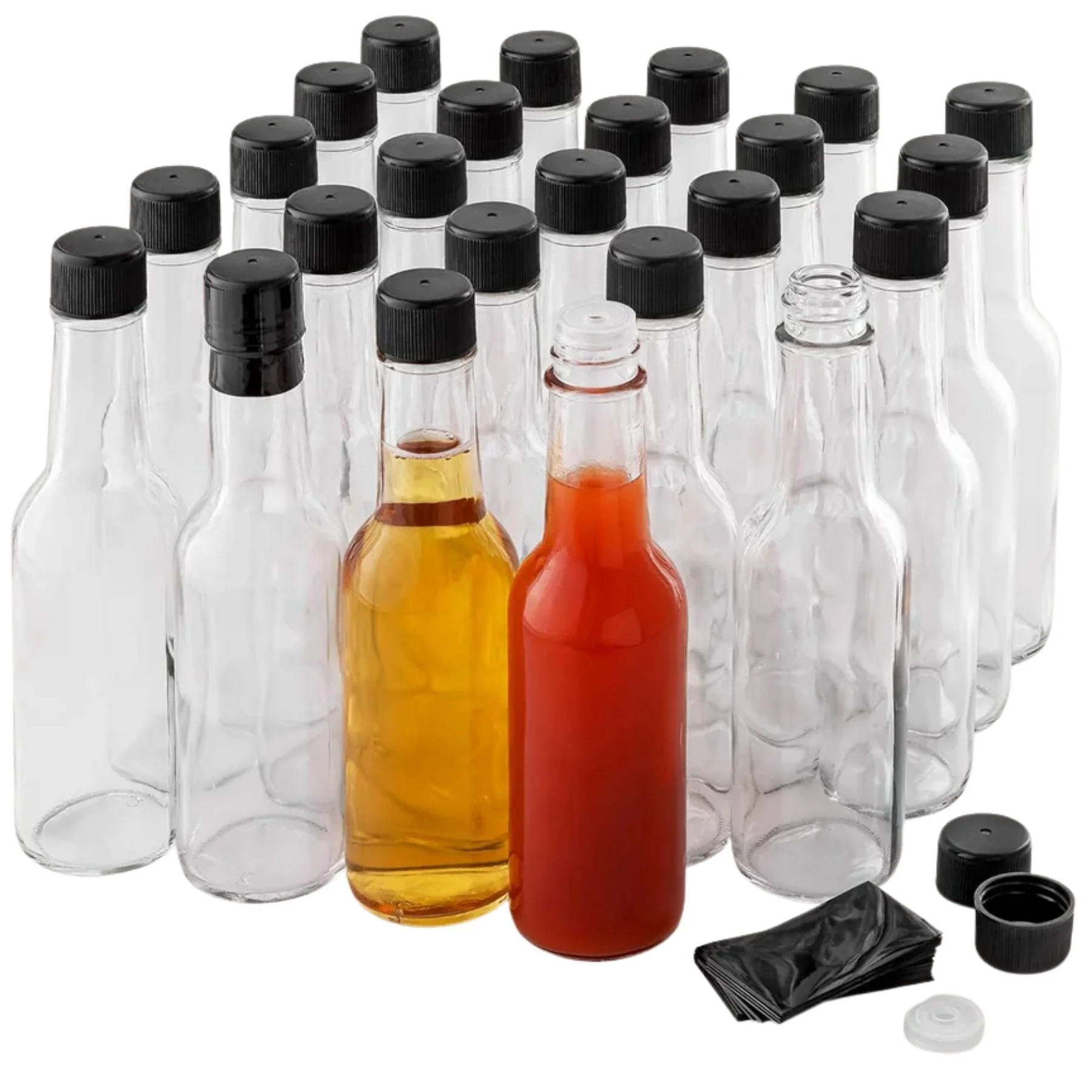 Hot Sauce Glass Bottles (5 oz)