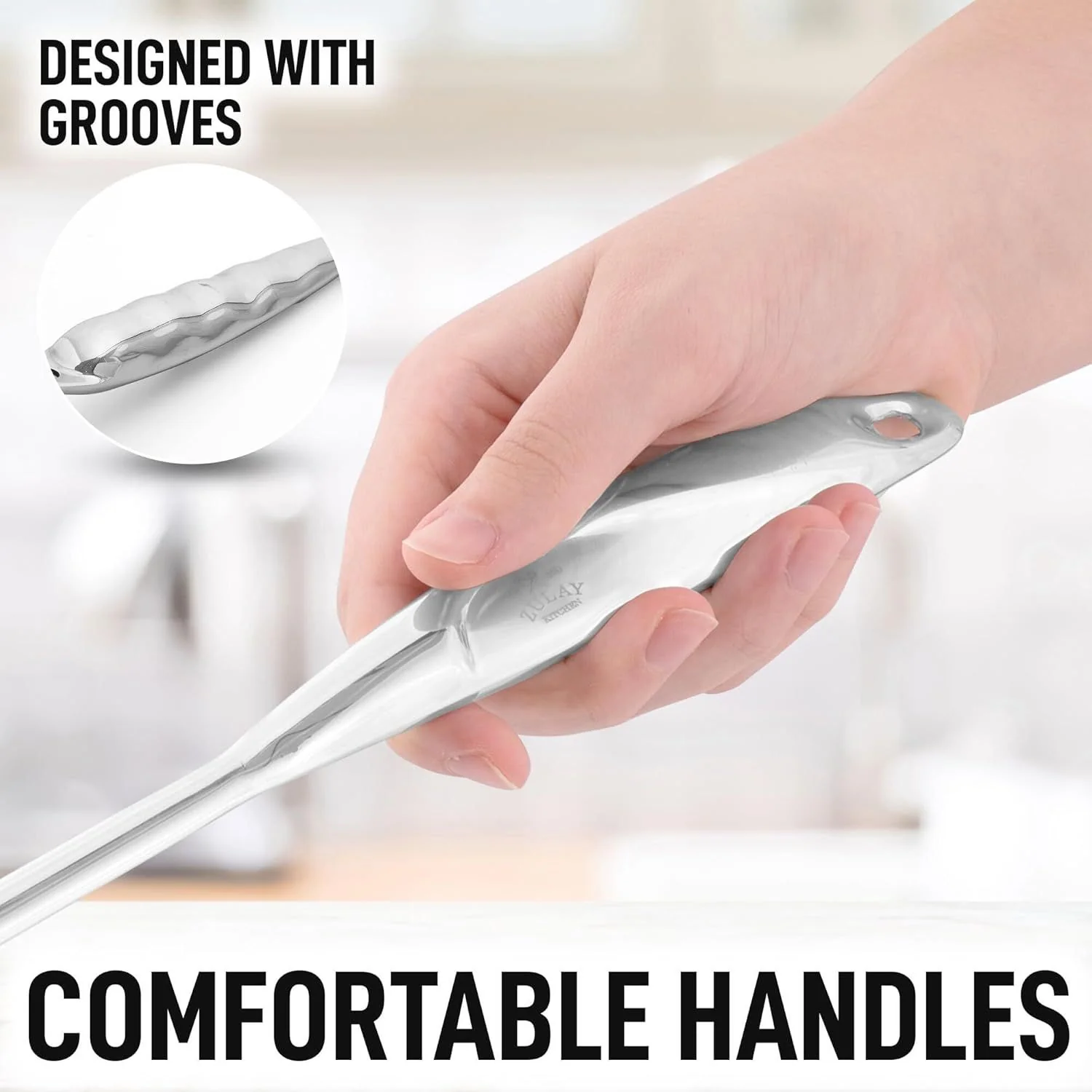 Stainless Steel Cooking Utensil Set - Image 5